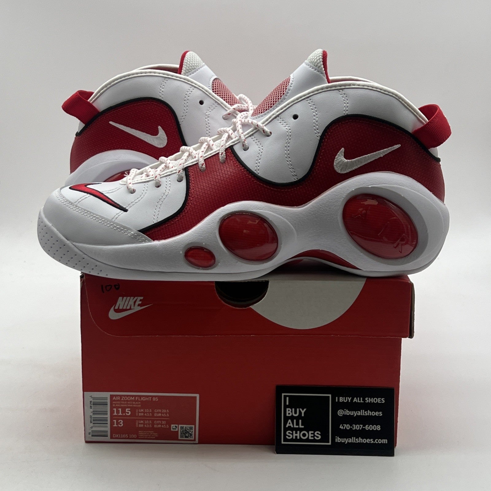 Size 11.5 - Nike Air Zoom Flight 95 2023 True Red (DX1165-100)