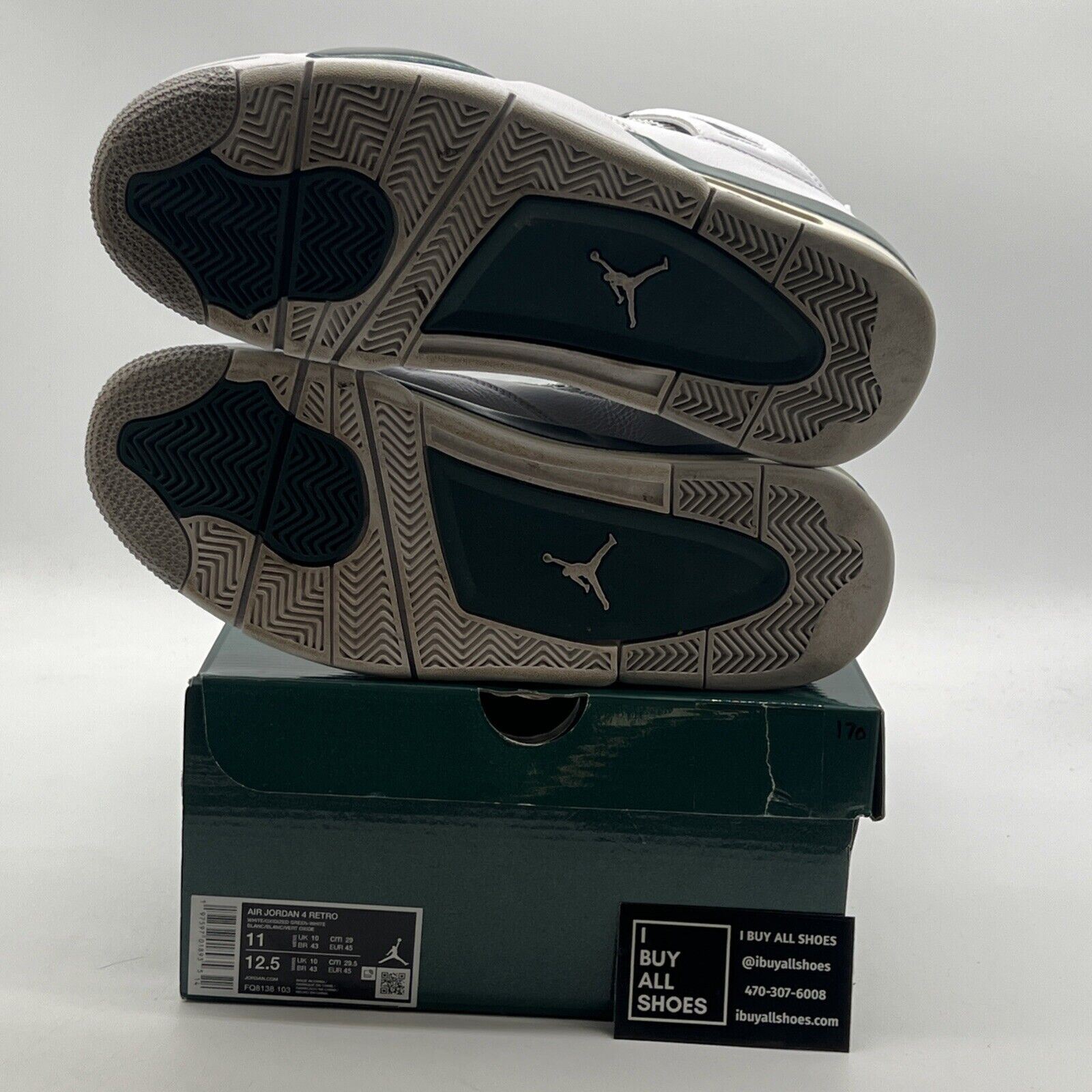 Size 11 - Air Jordan 4 Retro Oxidized Green (FQ8138-103)
