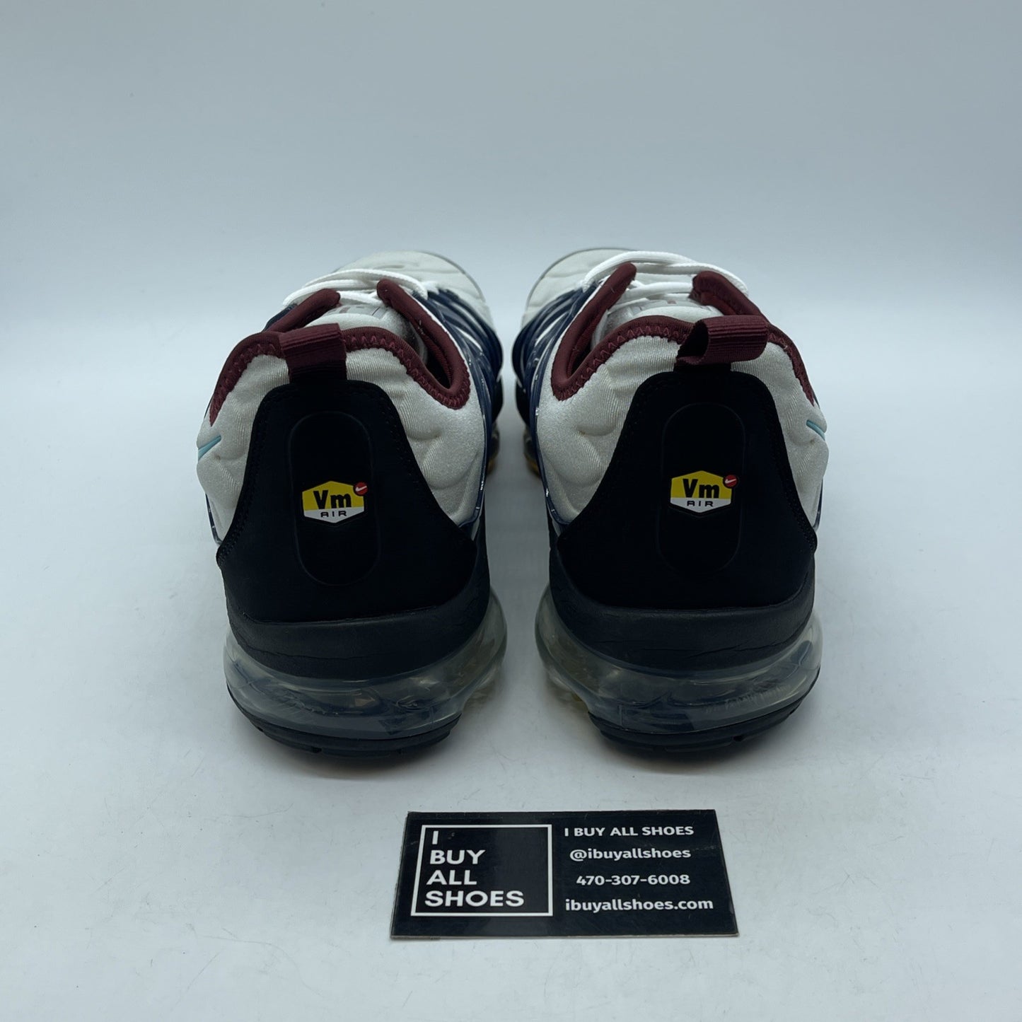 Size 11 - Nike Air VaporMax Plus Platinum Midnight Navy Suede (DJ2737-001)
