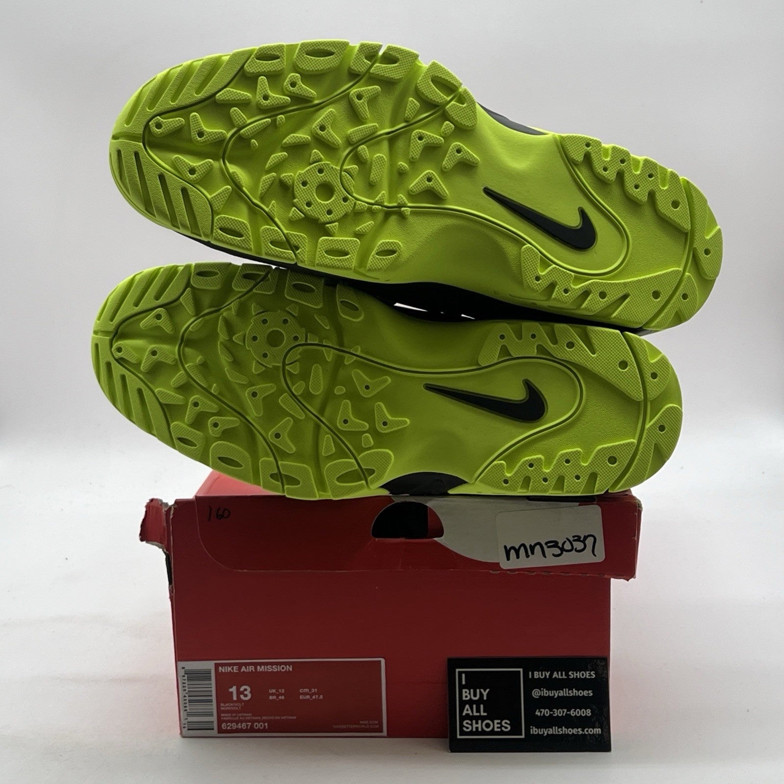 Size 13 - Nike Air Mission Yellow (629467-001)