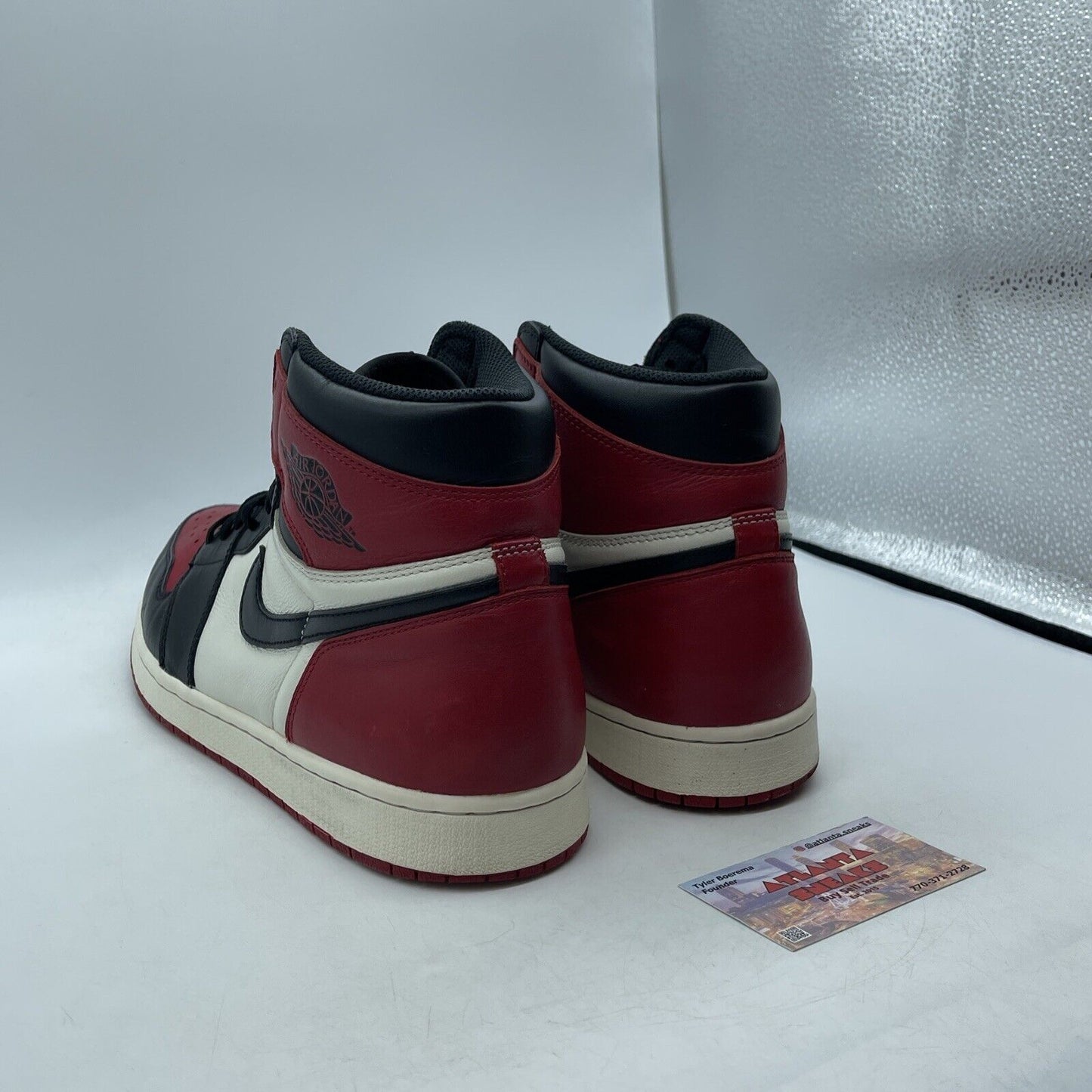 Size 12 - Jordan 1 Retro OG High Bred Toe White Red Black (555088-610)