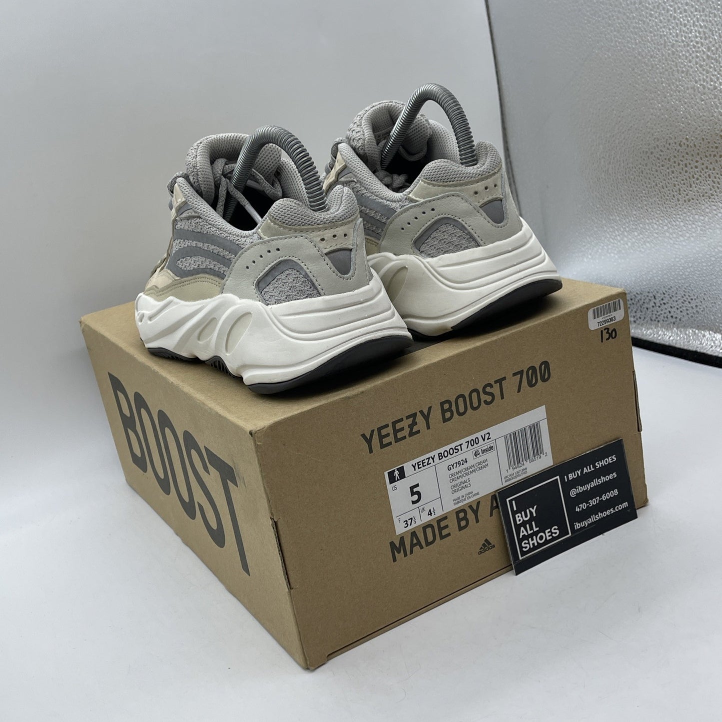 Size 5 - adidas Yeezy Boost 700 V2 Cream (GY7924)