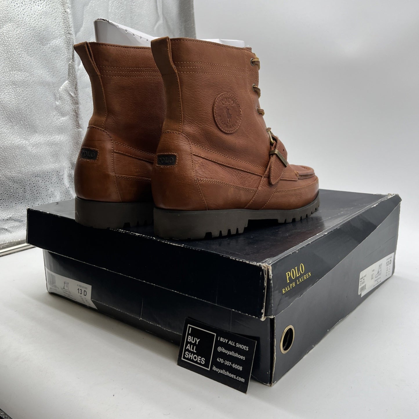 Size 13 - Polo Ralph Lauren Men's Ranger Boots – Tan