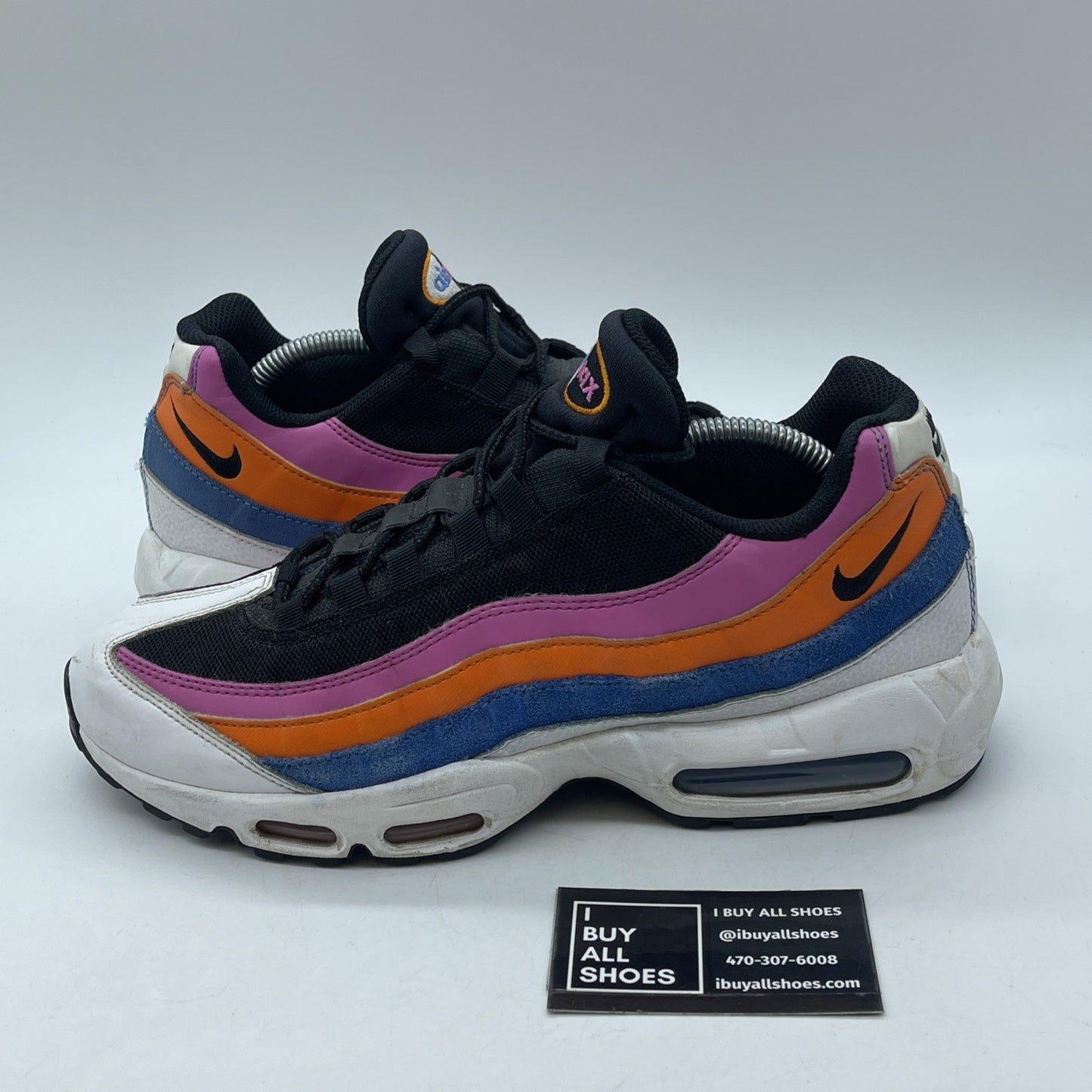 Size 10.5 - Nike Air Max 95 Essential Multi Suede Leather (CW6990-100)