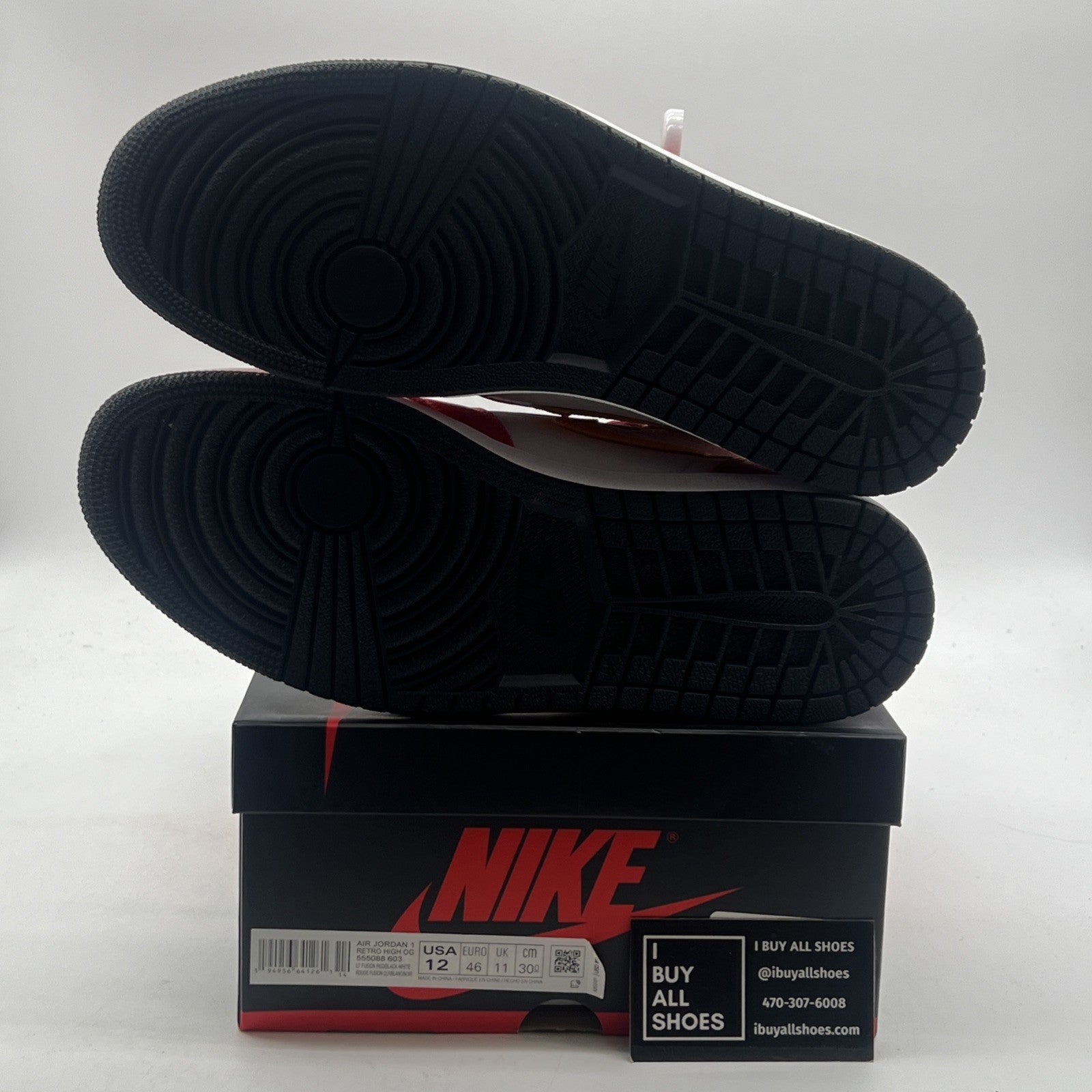 Size 12 - Air Jordan 1 Retro High OG Light Fusion Red 2021 (555088-603)