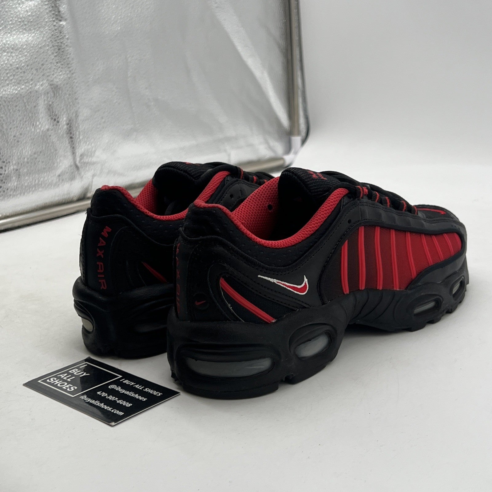 Size 8 - Nike Air Max Tailwind 4 University Red Black Mens (CD0456-600)