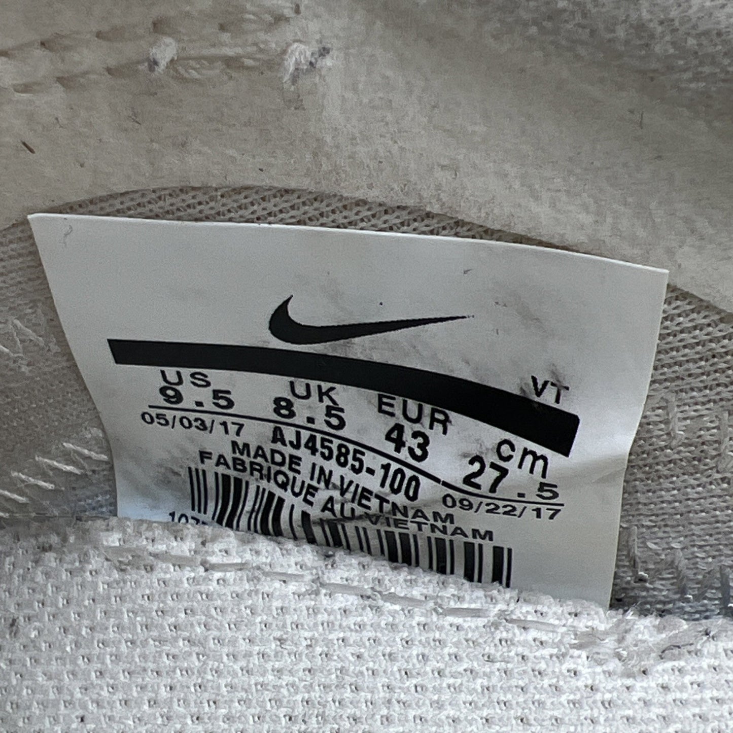 Size 9.5 - Nike Off-White x Air Max 97 OG The Ten (AJ4585-100)