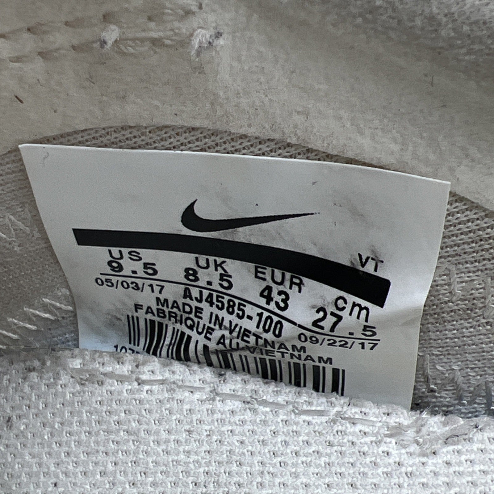 Size 9.5 - Nike Off-White x Air Max 97 OG The Ten (AJ4585-100)