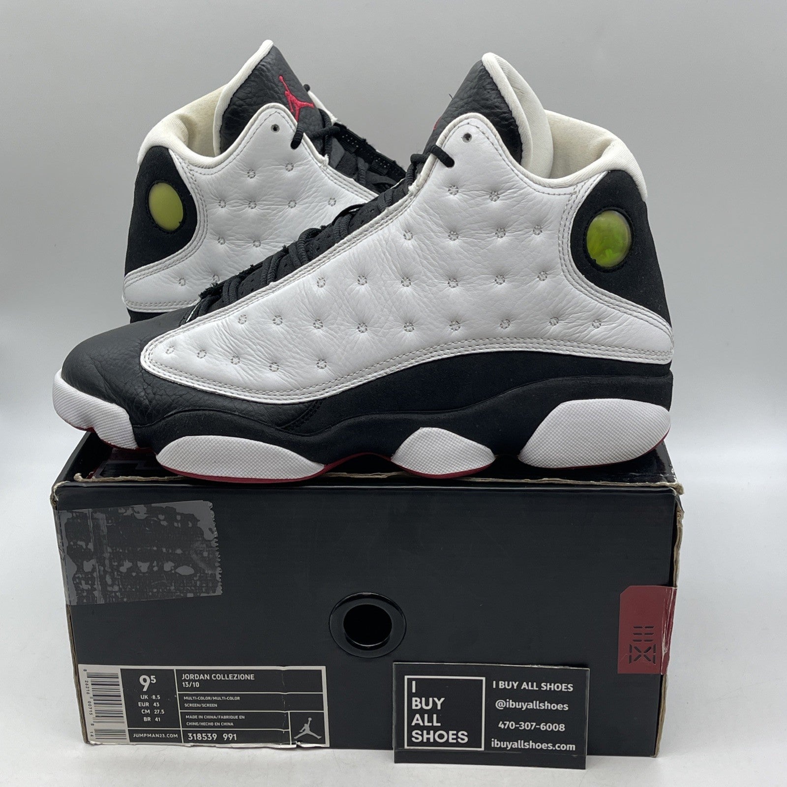 Size 9.5 - Air Jordan 13 Retro 2013 He Got Game (309259-104)