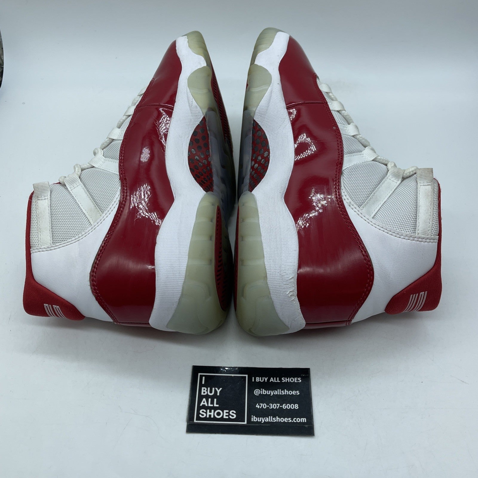 Size 10.5 - Jordan 11 Retro High Cherry White Red Suede Leather (CT8012-116)