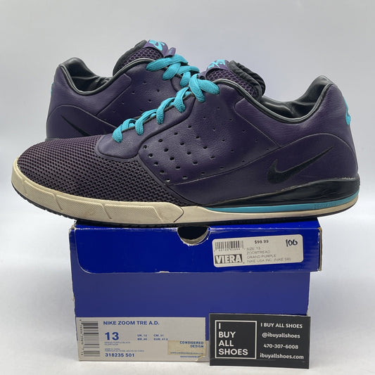 Size 13 - Nike Zoom Tre A.D. Grand Purple (318235-501)