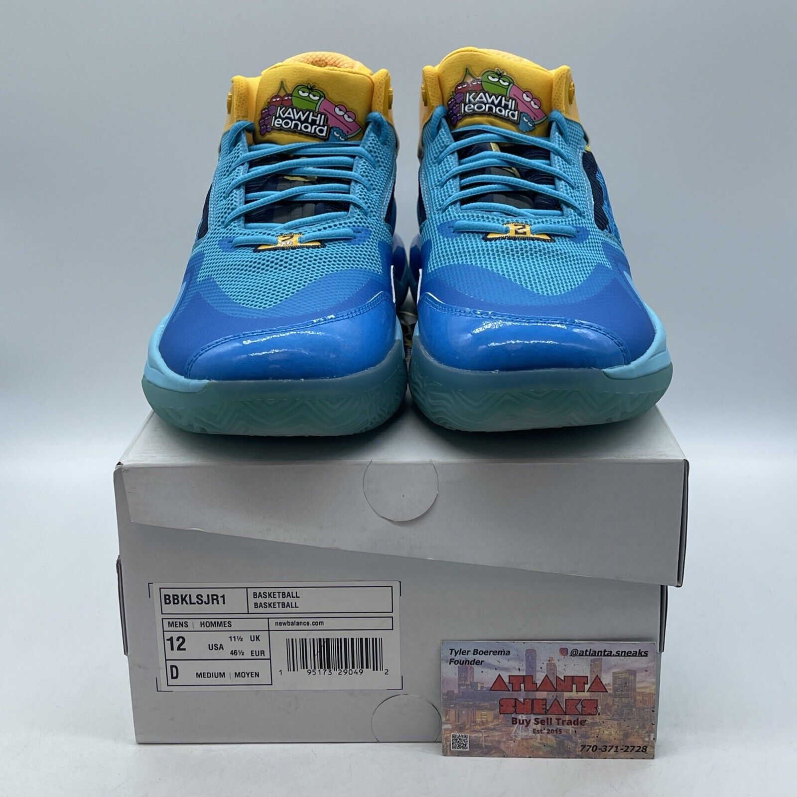 Size 12 - New Balance Jolly Rancher x KAWHI Blue Raspberry Suede (BBKLSJR1)