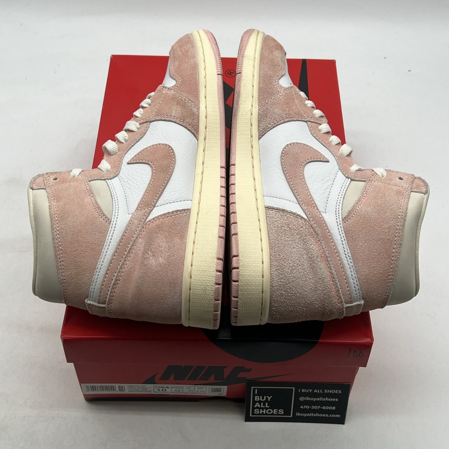 Size 10 - Air Jordan 1 Retro OG High Washed Pink W (FD2596-600)