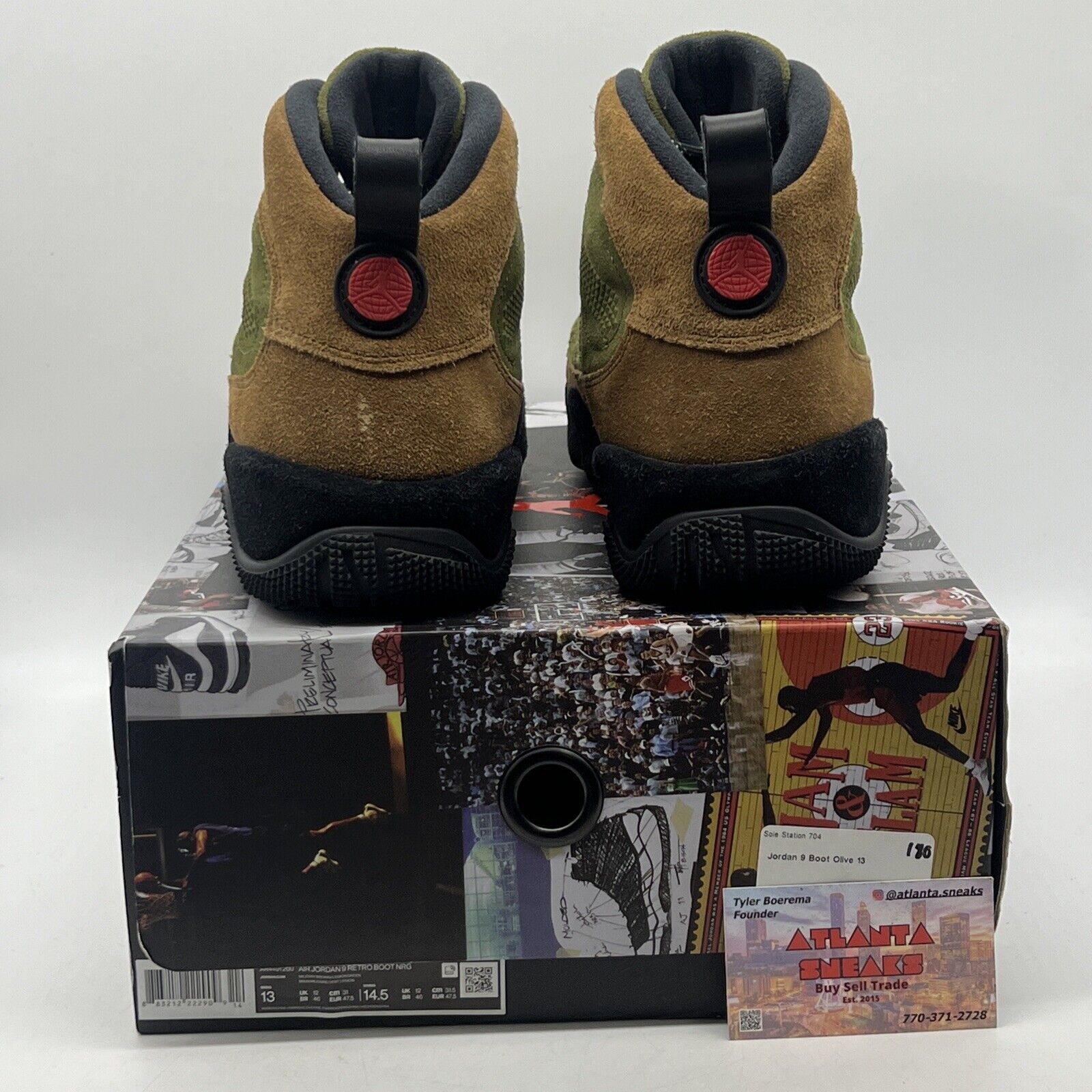 Size 13 - Jordan 9 Retro NRG Beef And Broccoli 2018 Brown Green (AR4491-200)