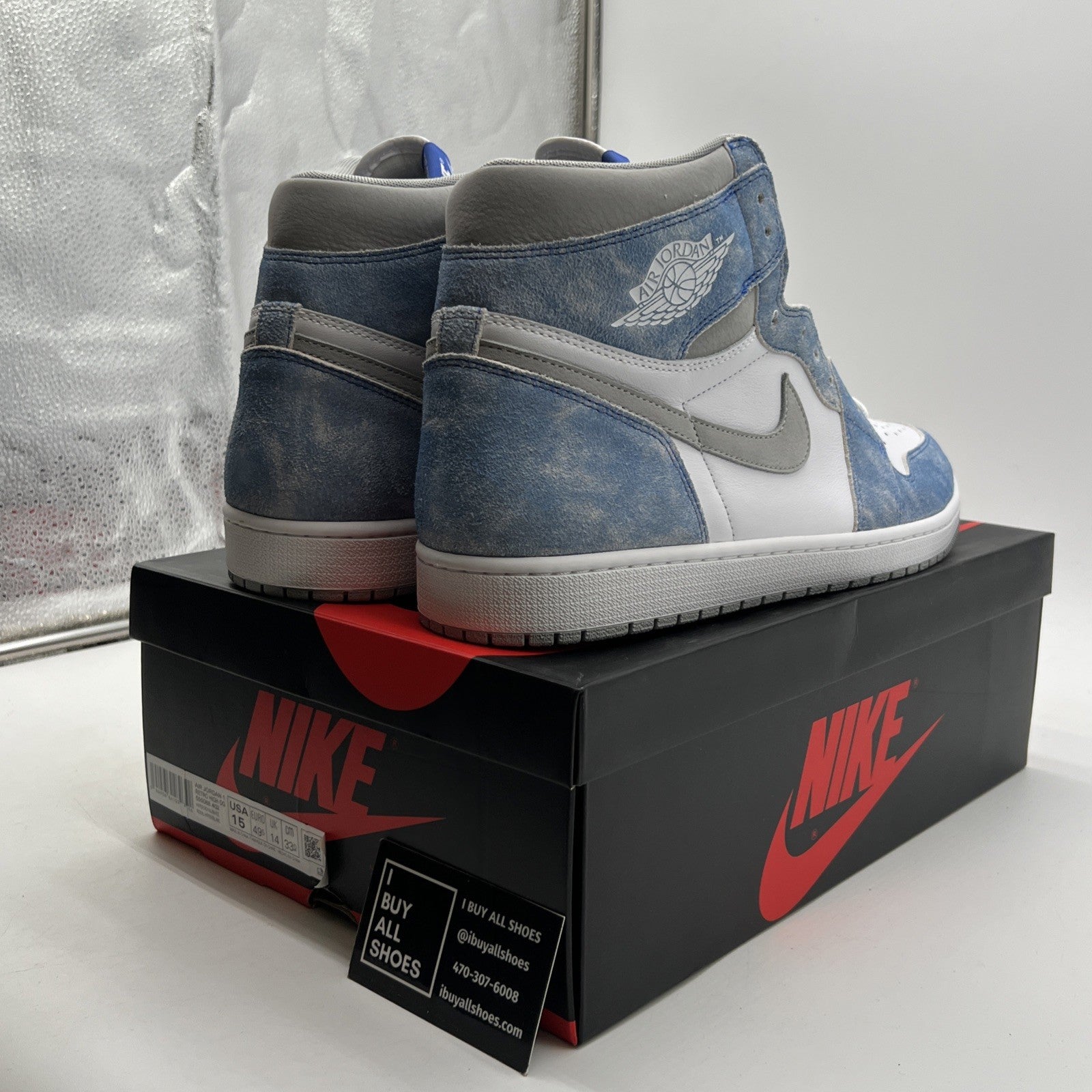 Size 15 - Air Jordan 1 Retro OG High Hyper Royal (555088-402)