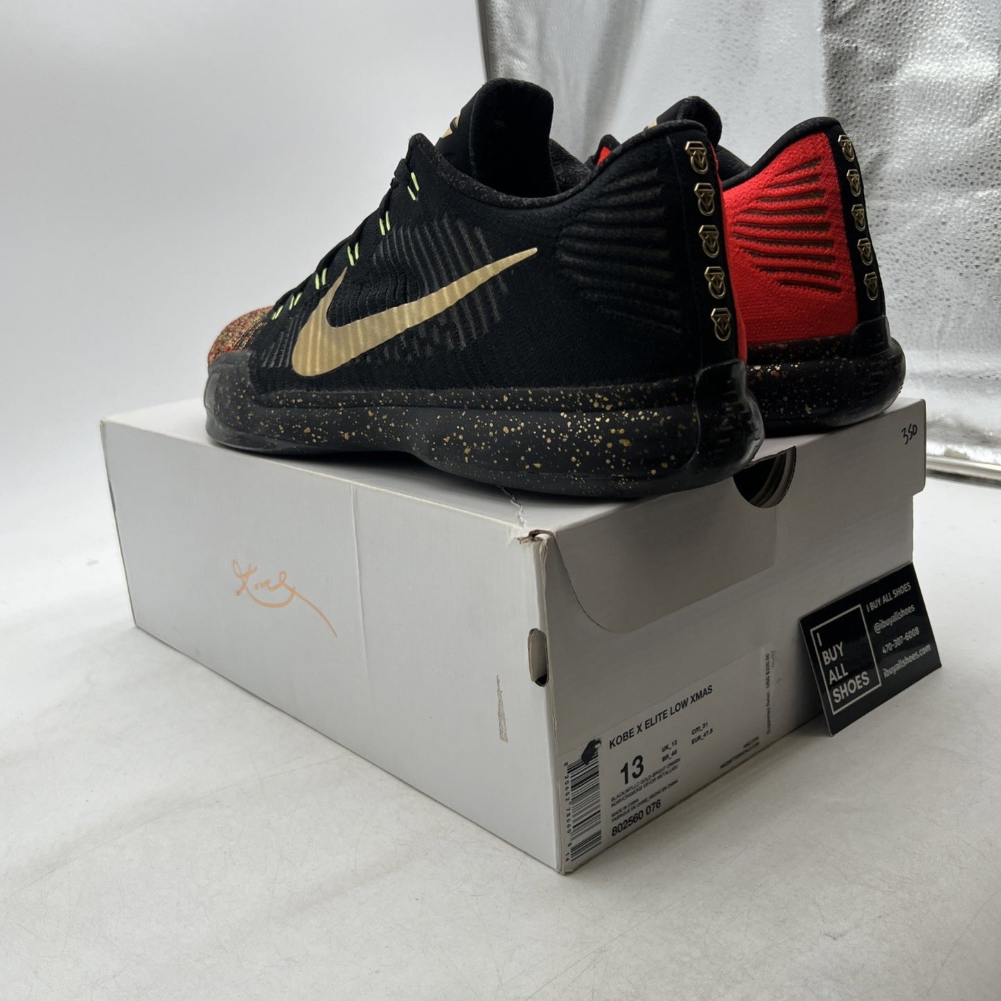 Size 13 - Nike Kobe 10 Elite Low Christmas (802560-076)