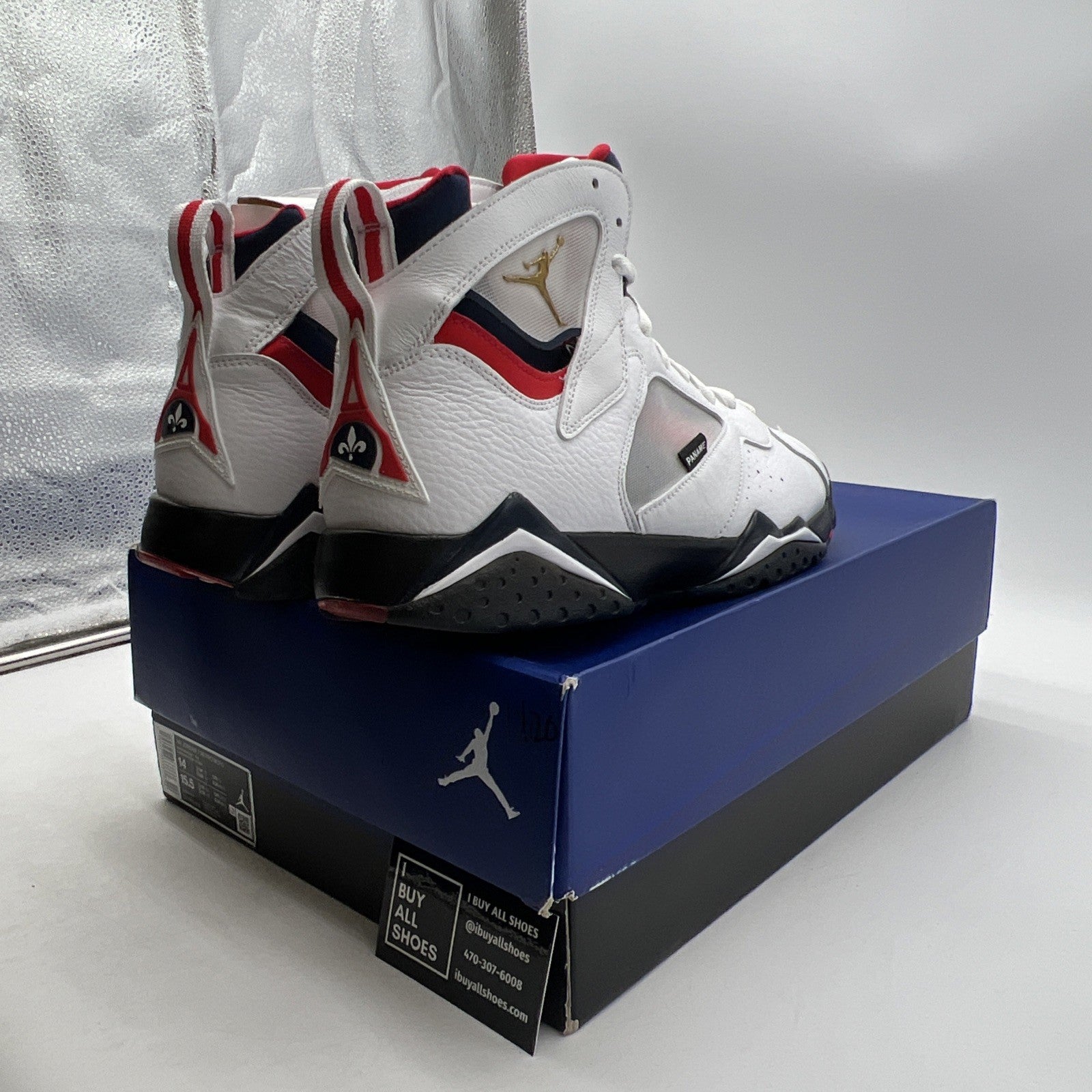 Size 14 - Paris Saint-Germain x Air Jordan 7 Retro Paname (CZ0789-105)