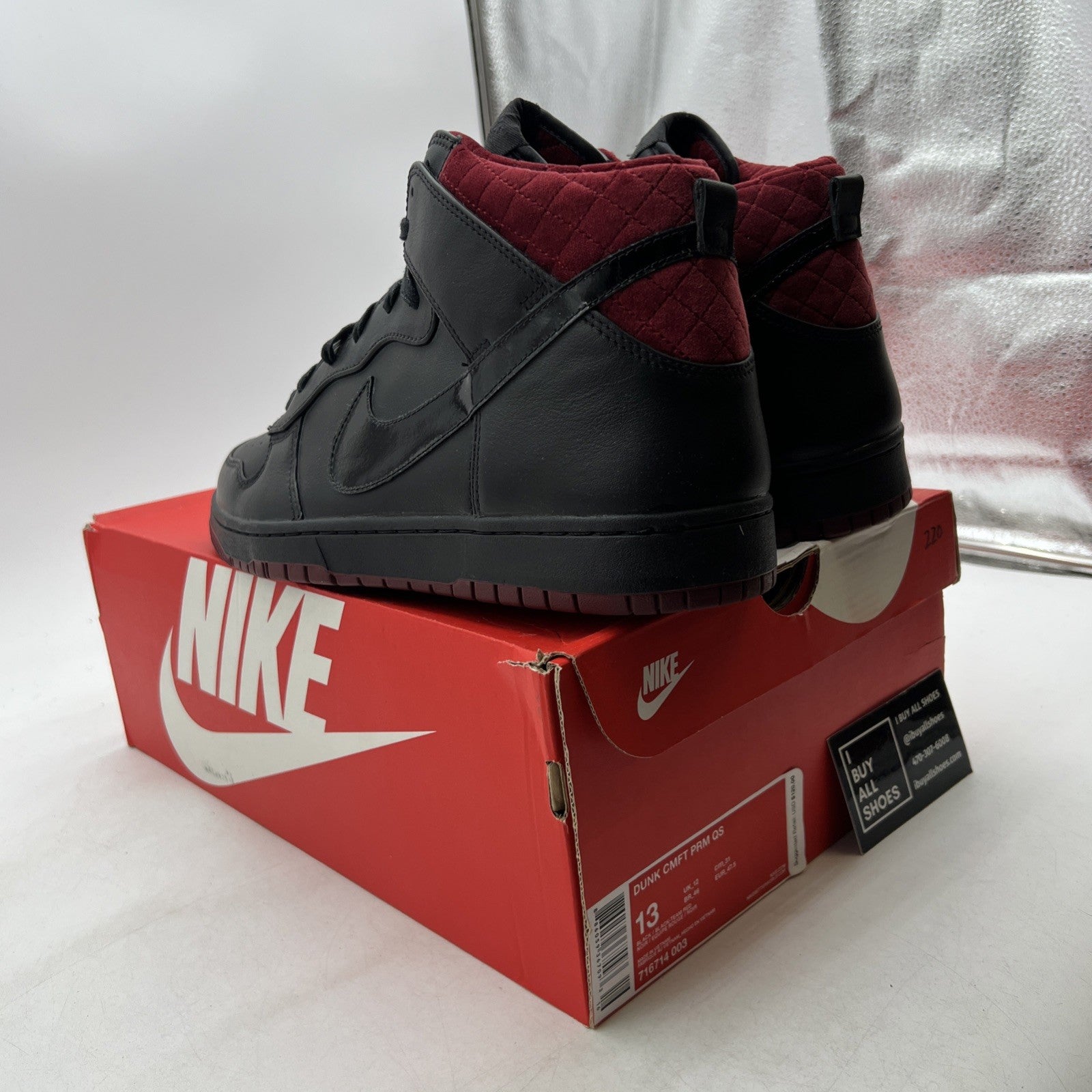 Size 13 - Nike Dunk CMFT PRM QS Coffin (716714-003)