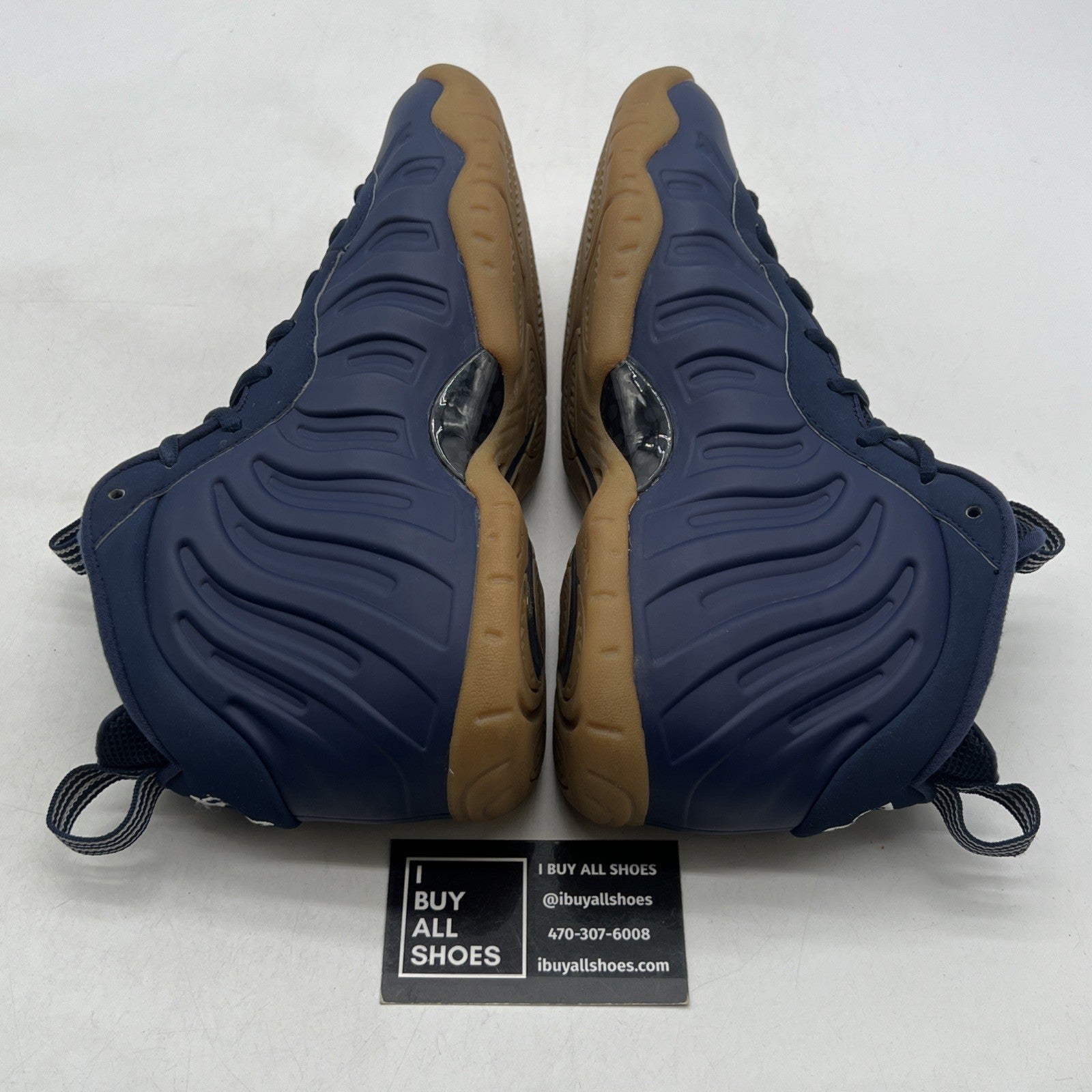 Size 6.5Y - Nike Little Posite One Mid Midnight Navy (644791-405)