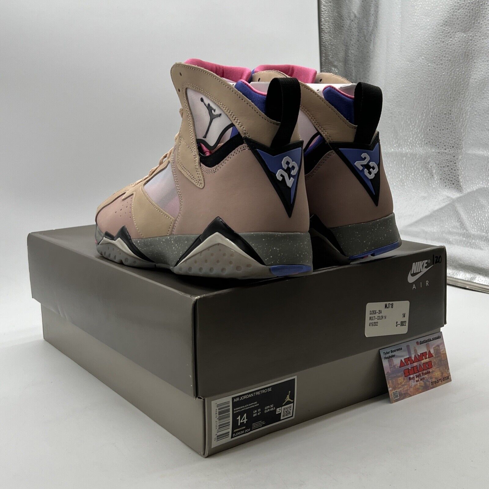 Size 14 - Air Jordan 7 Retro SE Sapphire (DJ2636-204)