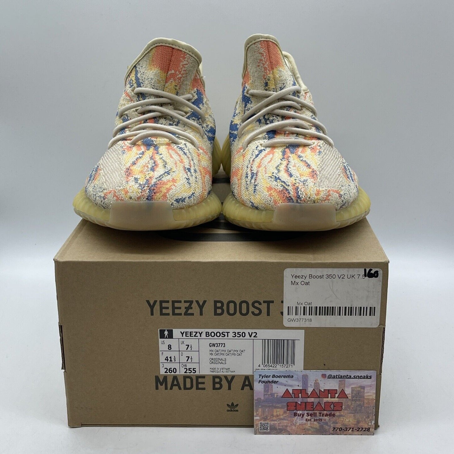 Size 8 - adidas Yeezy Boost 350 V2 Low MX Oat Yellow Orange Suede (GW3773)