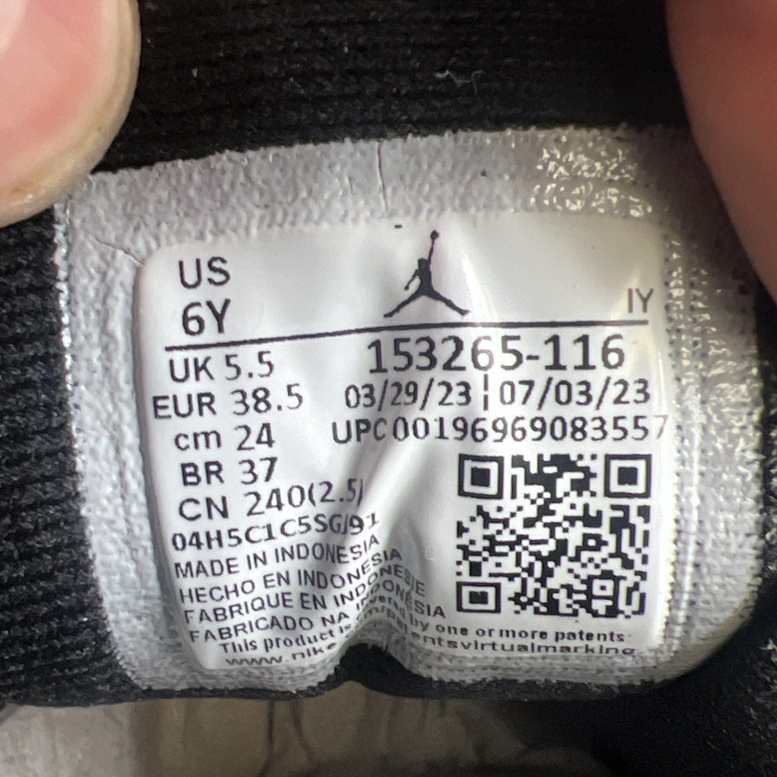 Size 6Y - Air Jordan 12 Retro 2023 Mid Cherry (153265-116)