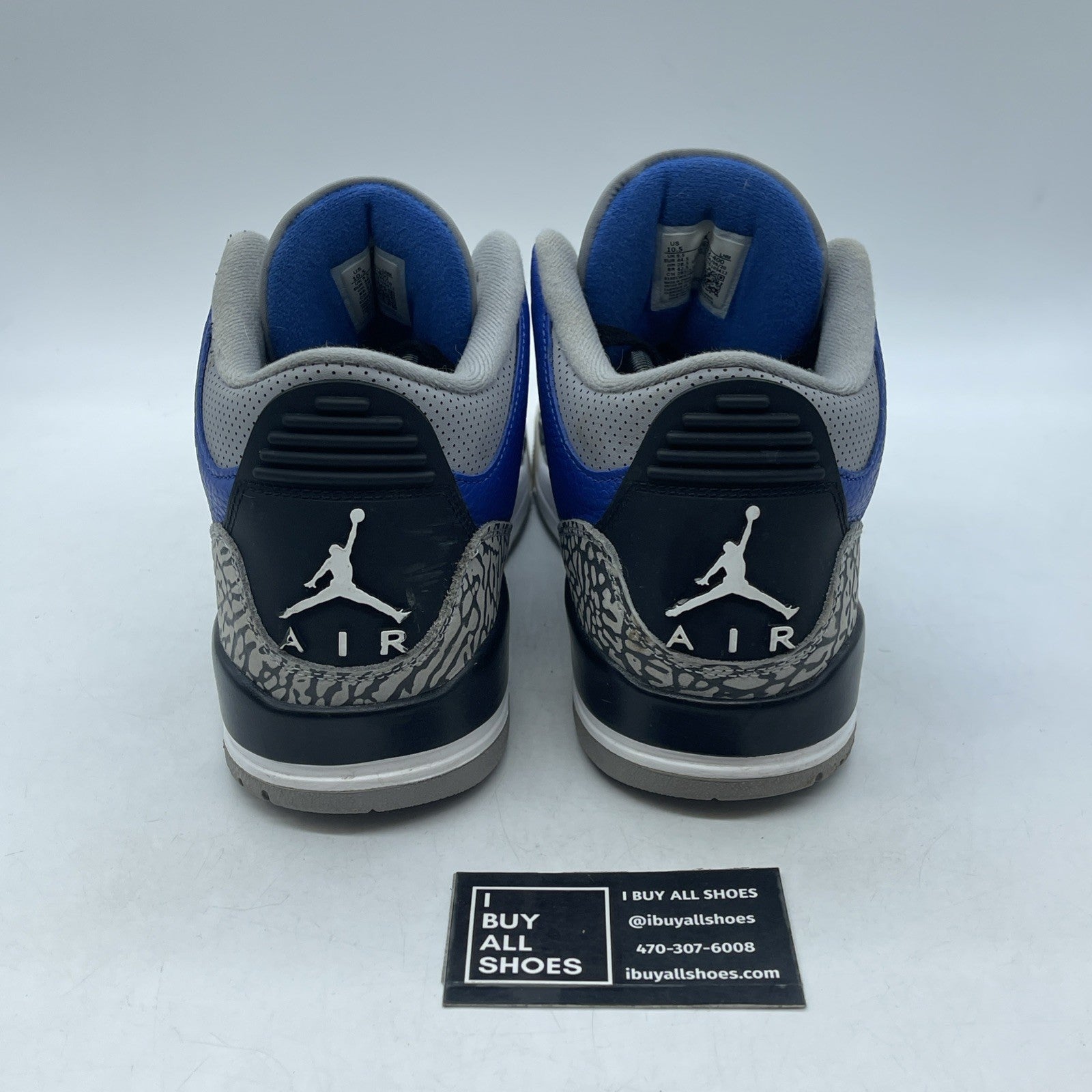 Size 10.5 - Air Jordan 3 Retro Varsity Royal 2020 (CT8532-400)