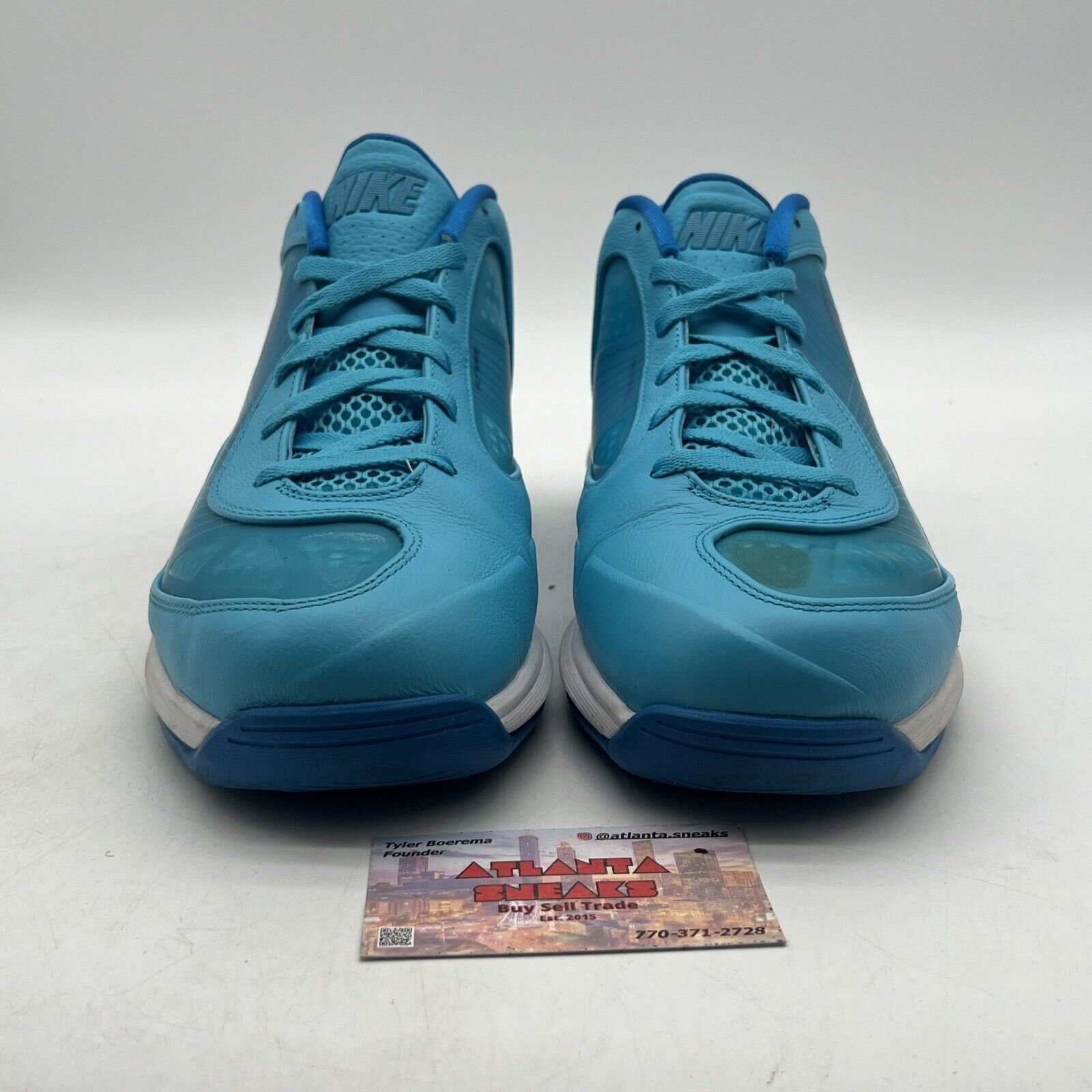 Size 12 - Nike Air Max 360 BB Low Focus Pack - Chlorine Blue