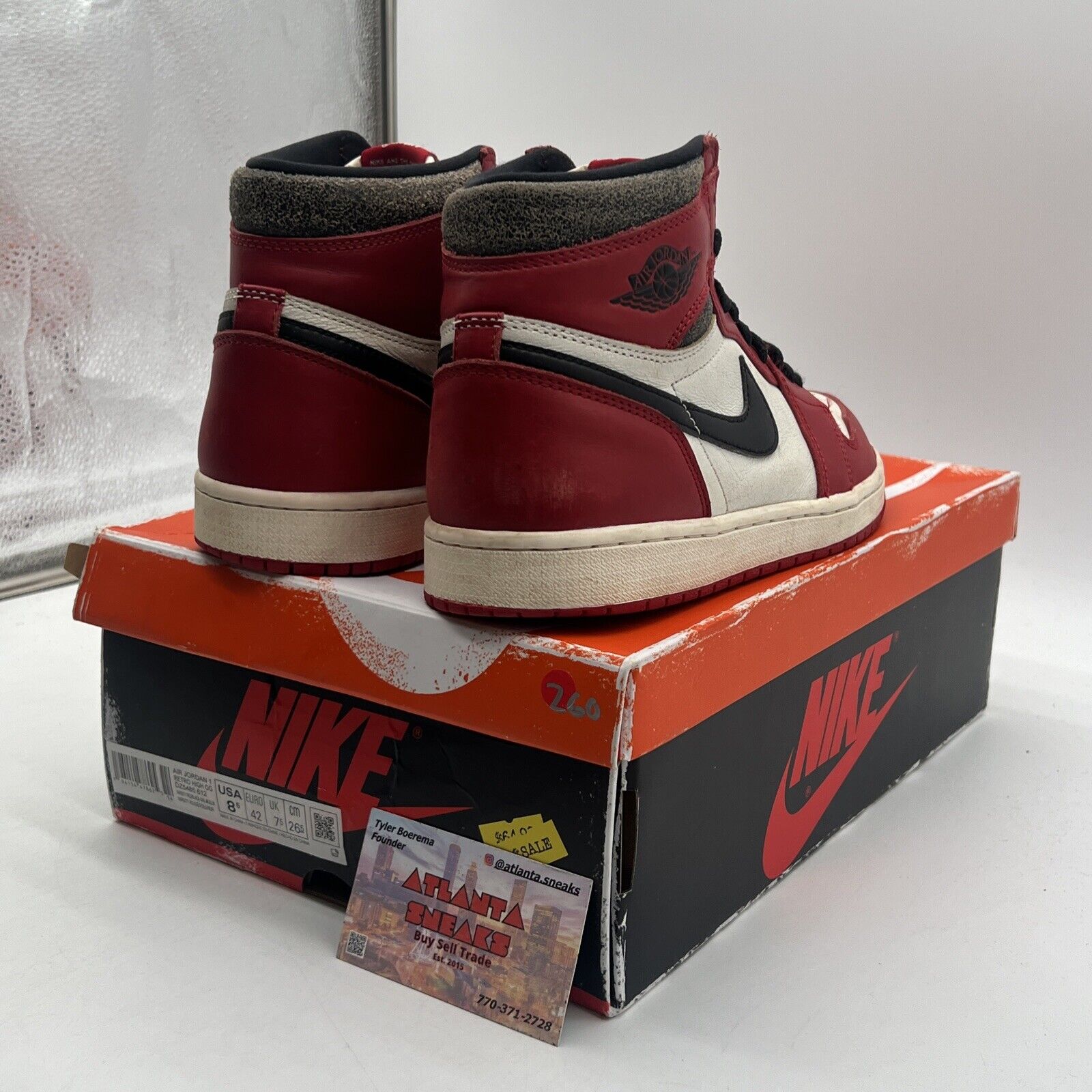 Size 8.5 - Jordan 1 Retro High OG Chicago Reimagined Lost & Found (DZ5485-612)