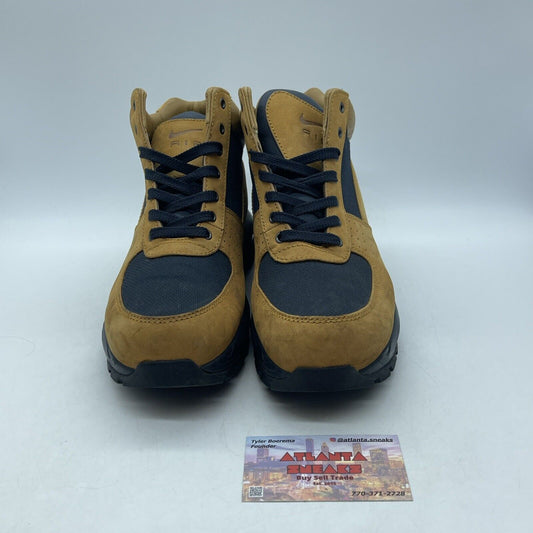 Size 7.5 - Nike Air Max Goadome 2 F/L Wheat Dark Obsidian B Suede (307889-741)