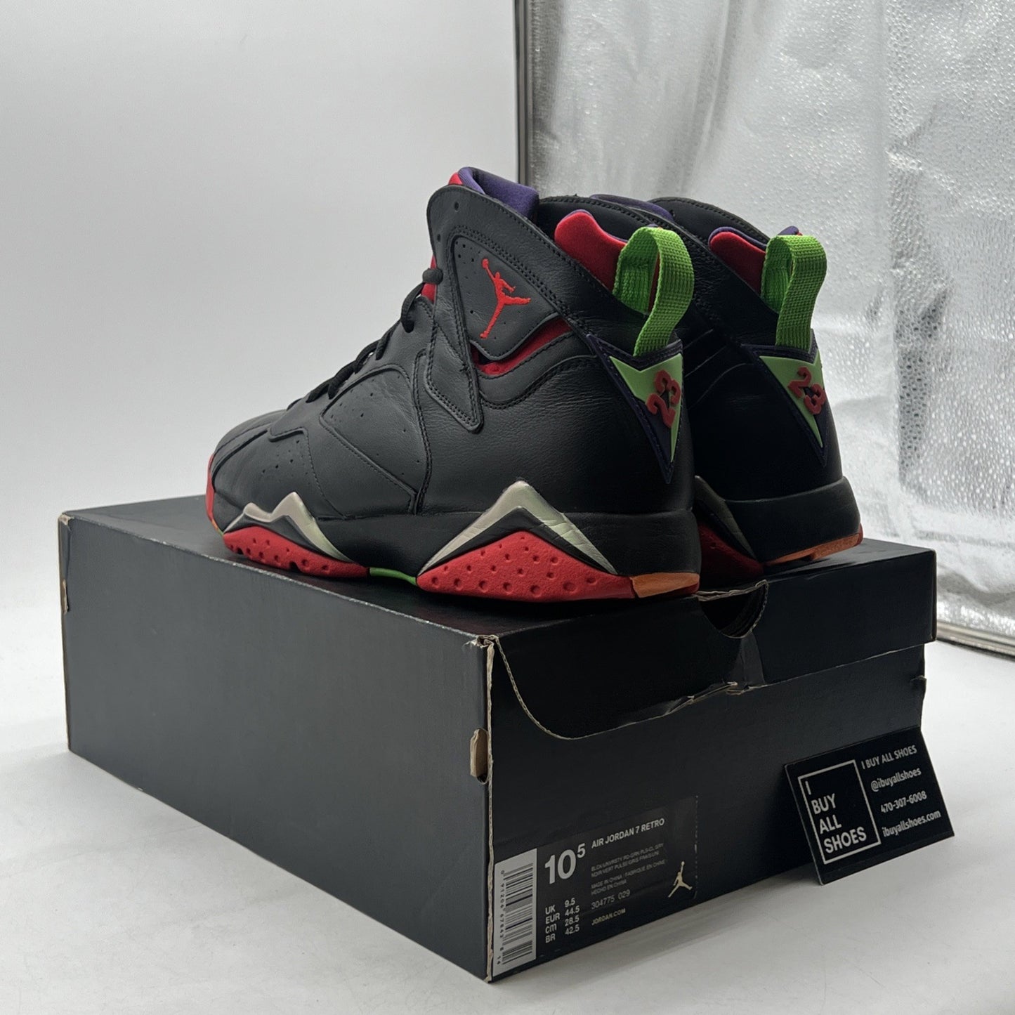 Size 10.5 - Air Jordan 7 Retro Marvin the Martian (304775-029)