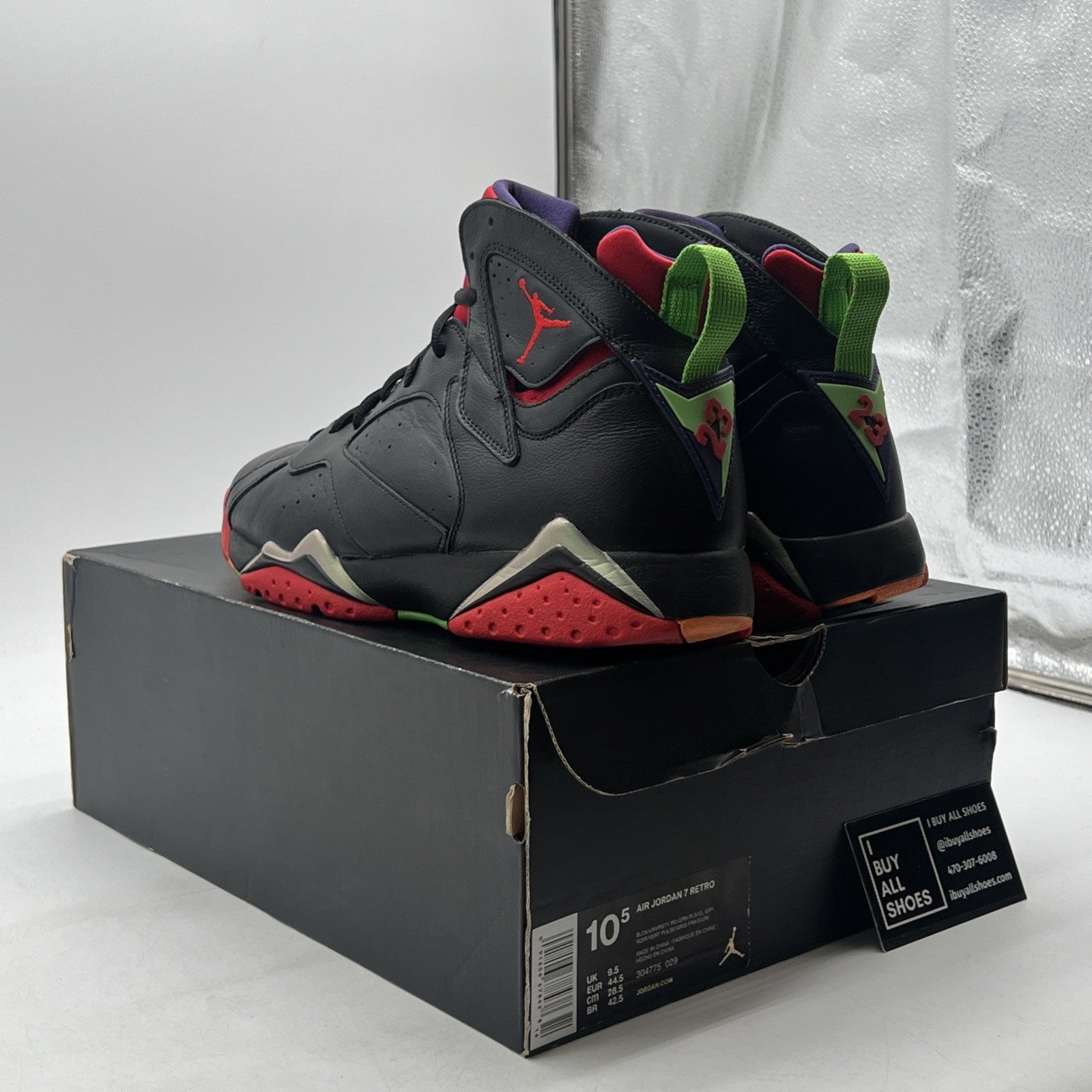 Size 10.5 - Air Jordan 7 Retro Marvin the Martian (304775-029)