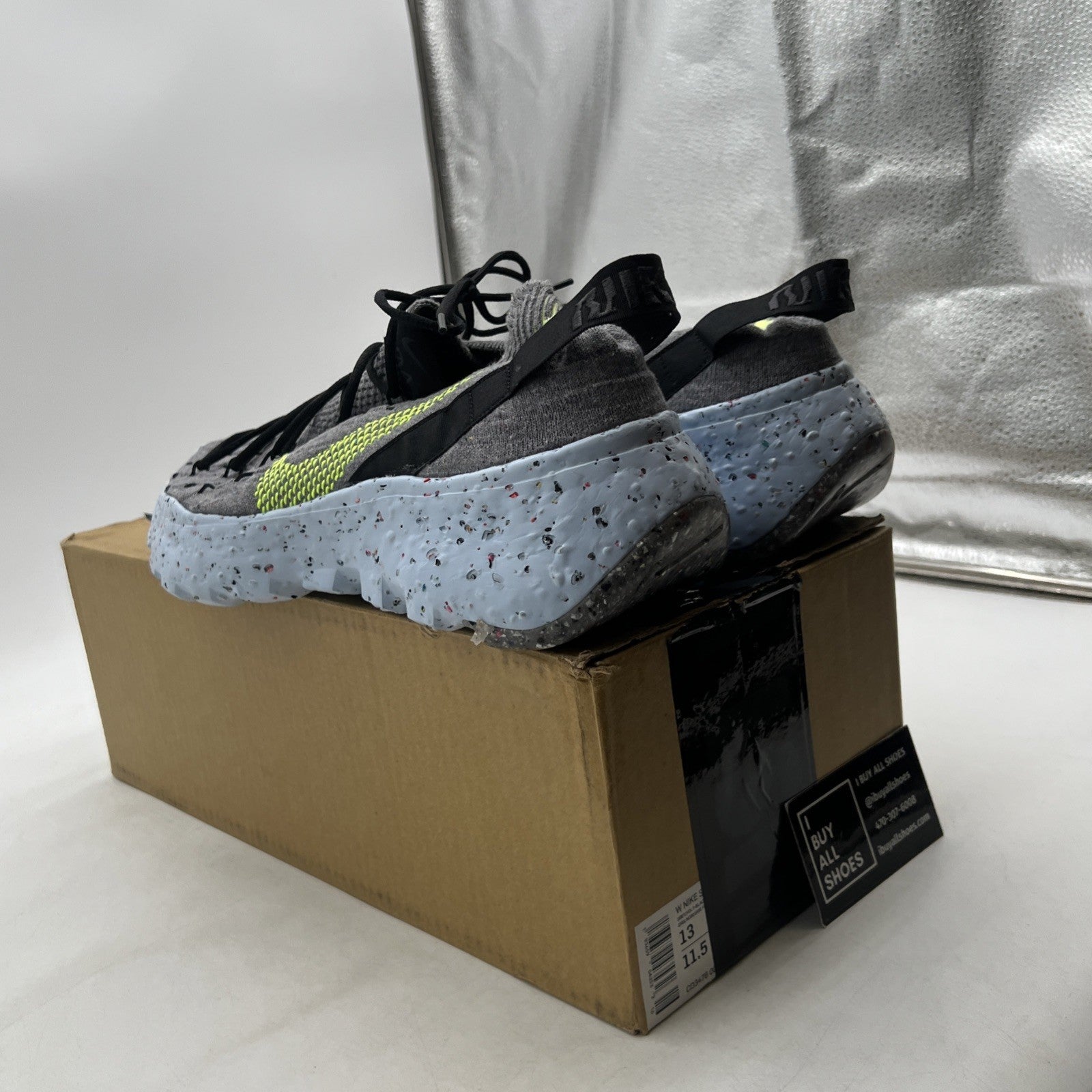 Size 13 - Nike Space Hippie 04 This Is Trash - Volt W (CD3476-001)