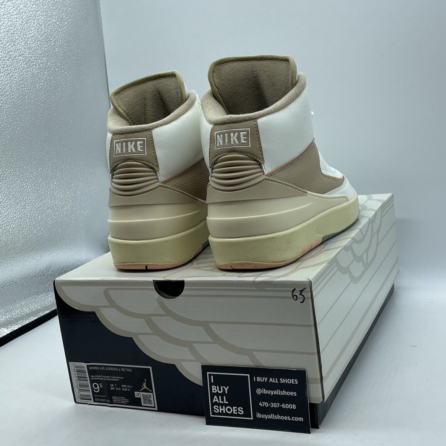 Size 9.5W - Air Jordan 2 Retro Sunset Haze Brown Leather (DX4400-118)