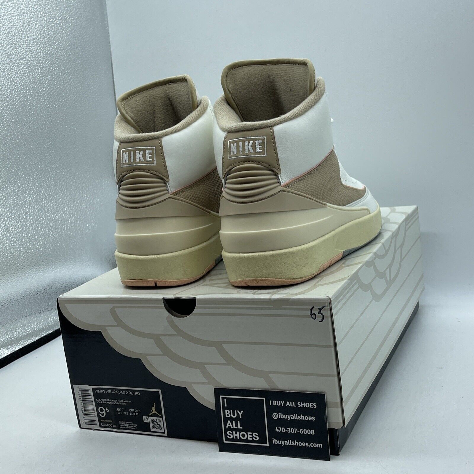Size 9.5W - Air Jordan 2 Retro Sunset Haze Brown Leather (DX4400-118)
