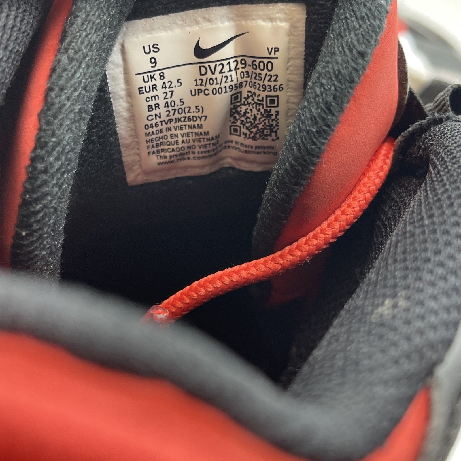Size 9 - Nike Air More Uptempo I Got Next Red Black Suede Leather (DV2129-600)