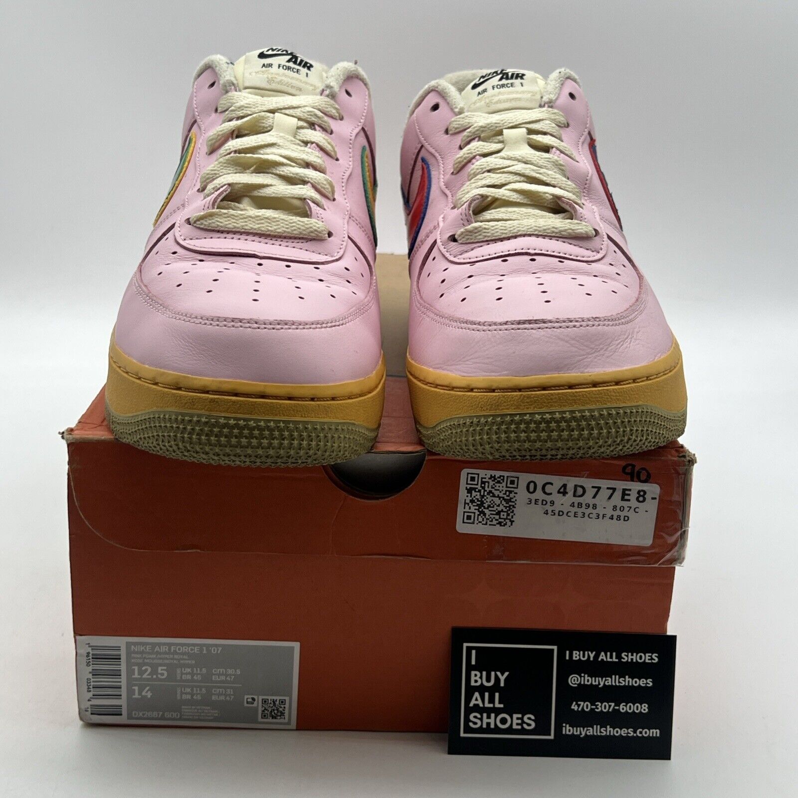 Size 12.5 - Nike Air Force 1 Low Feel Free, Let's Talk (DX2667-600)