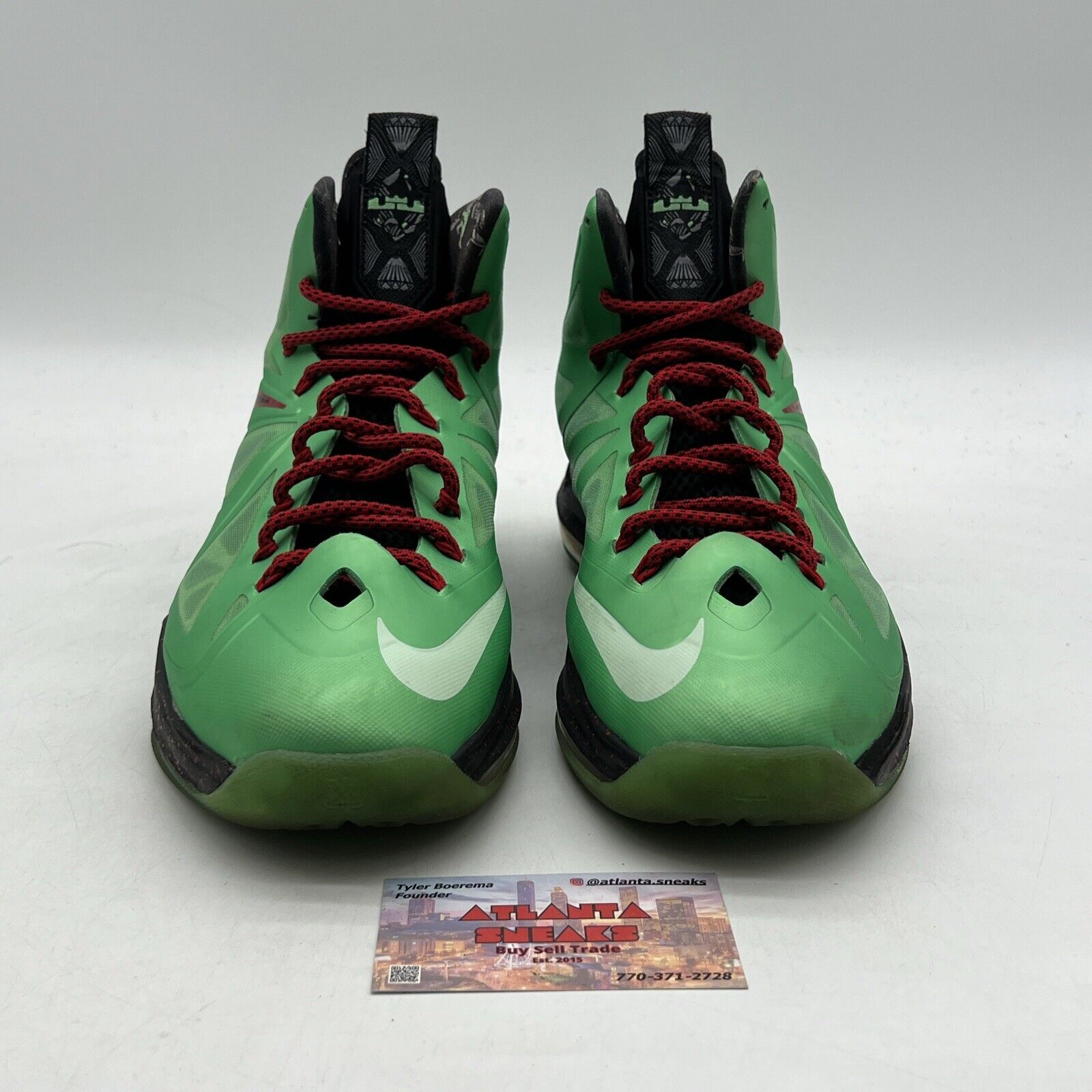 Size 9 - Nike LeBron 10 Cutting Jade (541100-303)