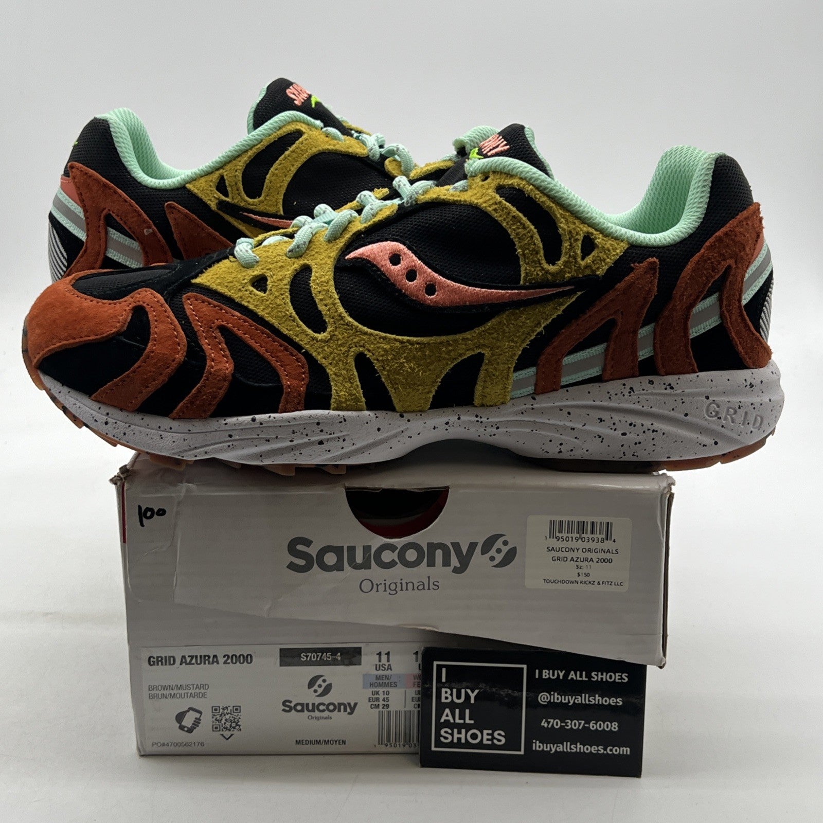 Size 11 - Saucony Grid Azura 2000 Trailian (S70745-4)