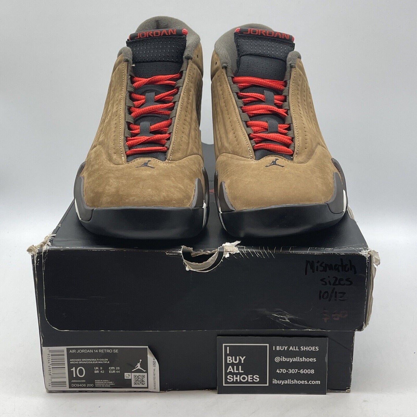 Size 10 & 12 - Air Jordan 14 Retro Winterized Brown (DO9406-200) (MISMATCH)