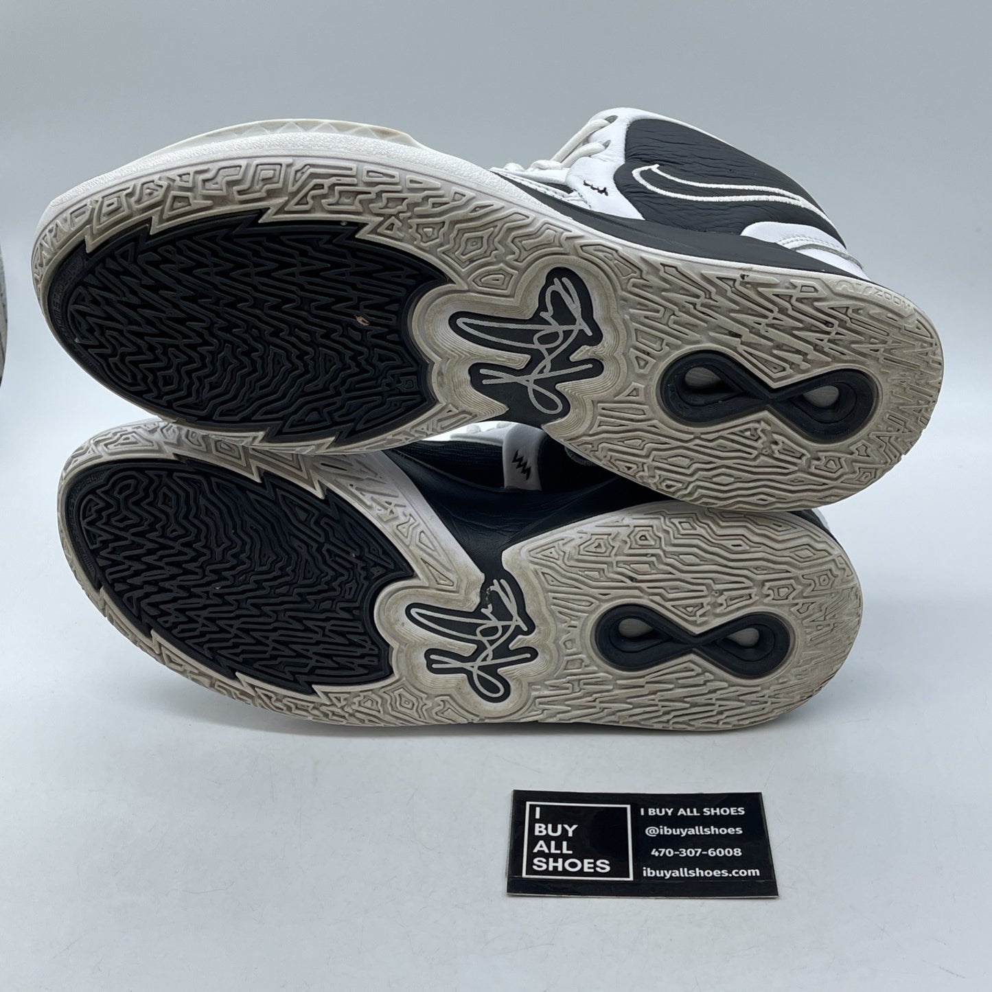 Size 11 - Nike Kyrie Infinity TB Black White Leather Suede (DO9616-002)