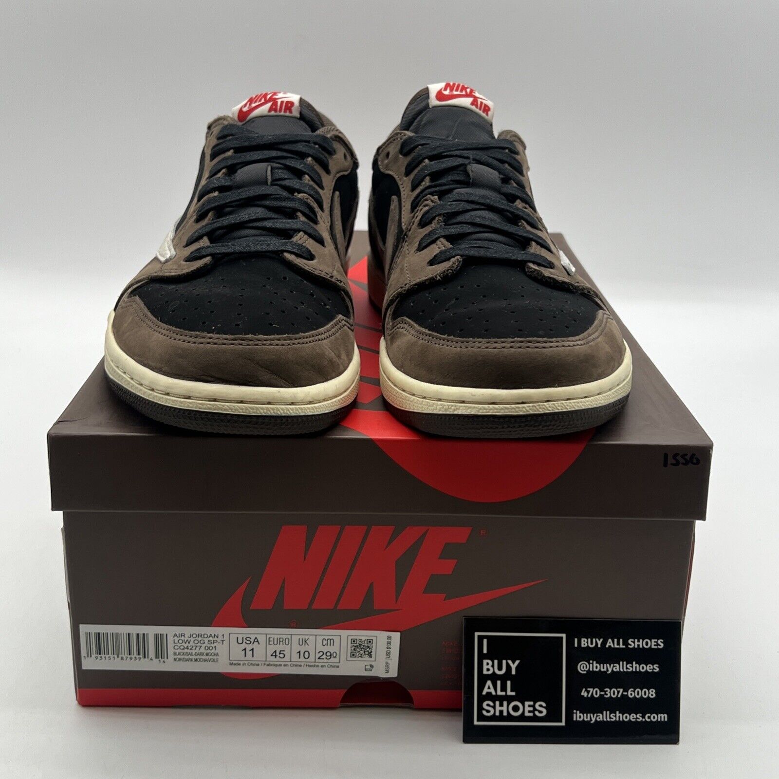 Size 11 - Air Jordan 1 x Travis Scott Low Mocha (CQ4277-001)