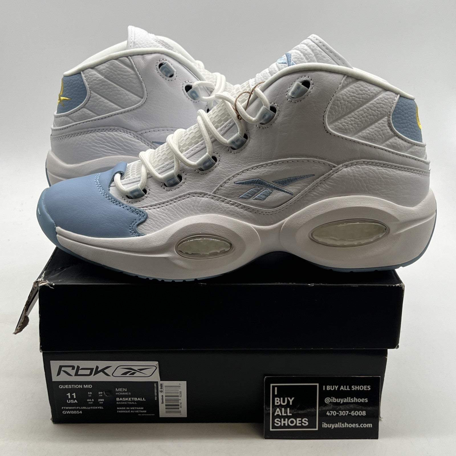 Size 11 - Reebok Question Mid On to the Next (GW8854)