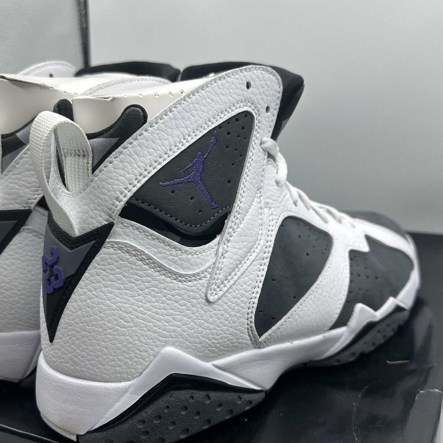 Size 10.5 - Jordan 7 Grey/White Flint Premium Materials Under Retail Deals