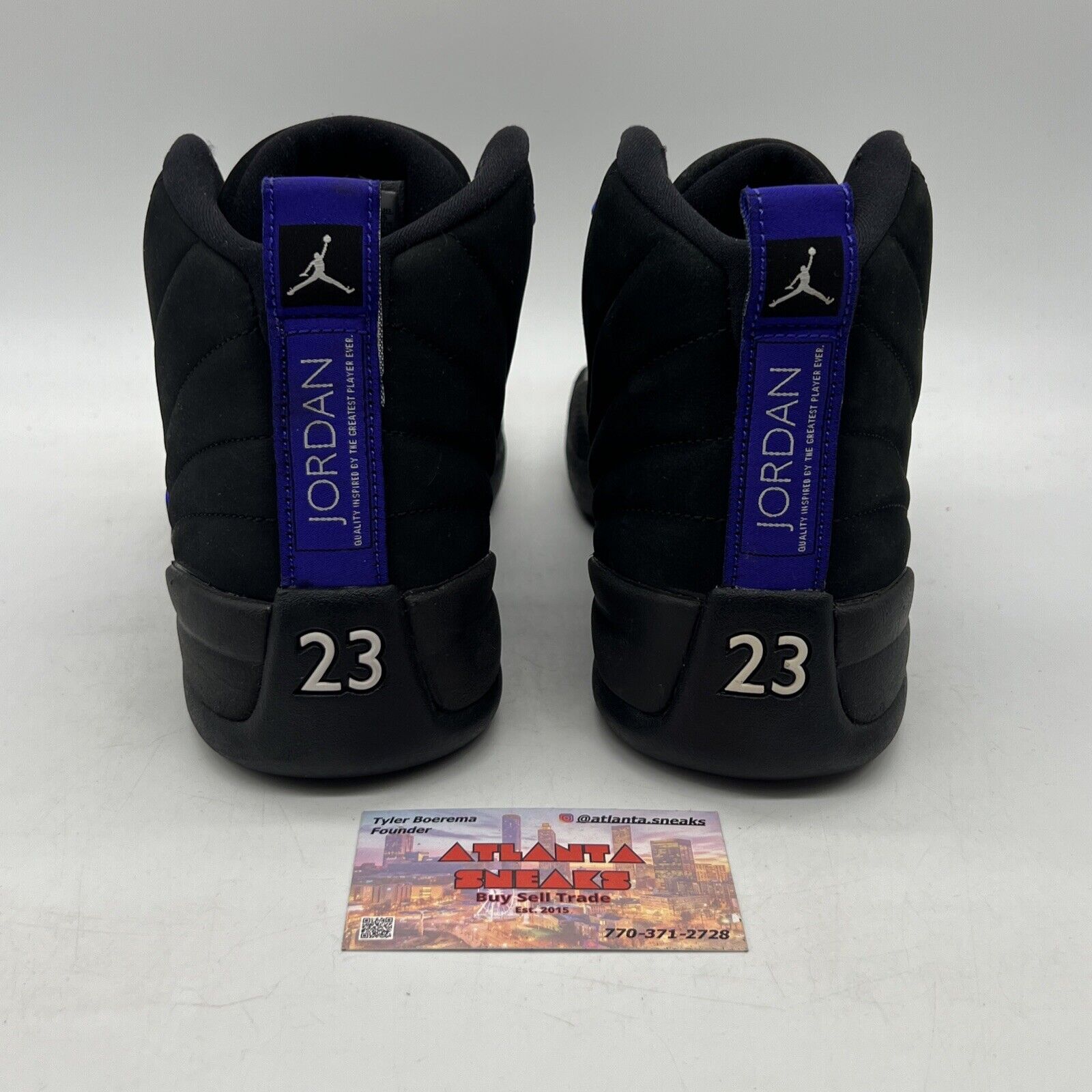 Size 9 - Air Jordan 12 Retro Dark Concord Black Purple Suede (CT8013-005)