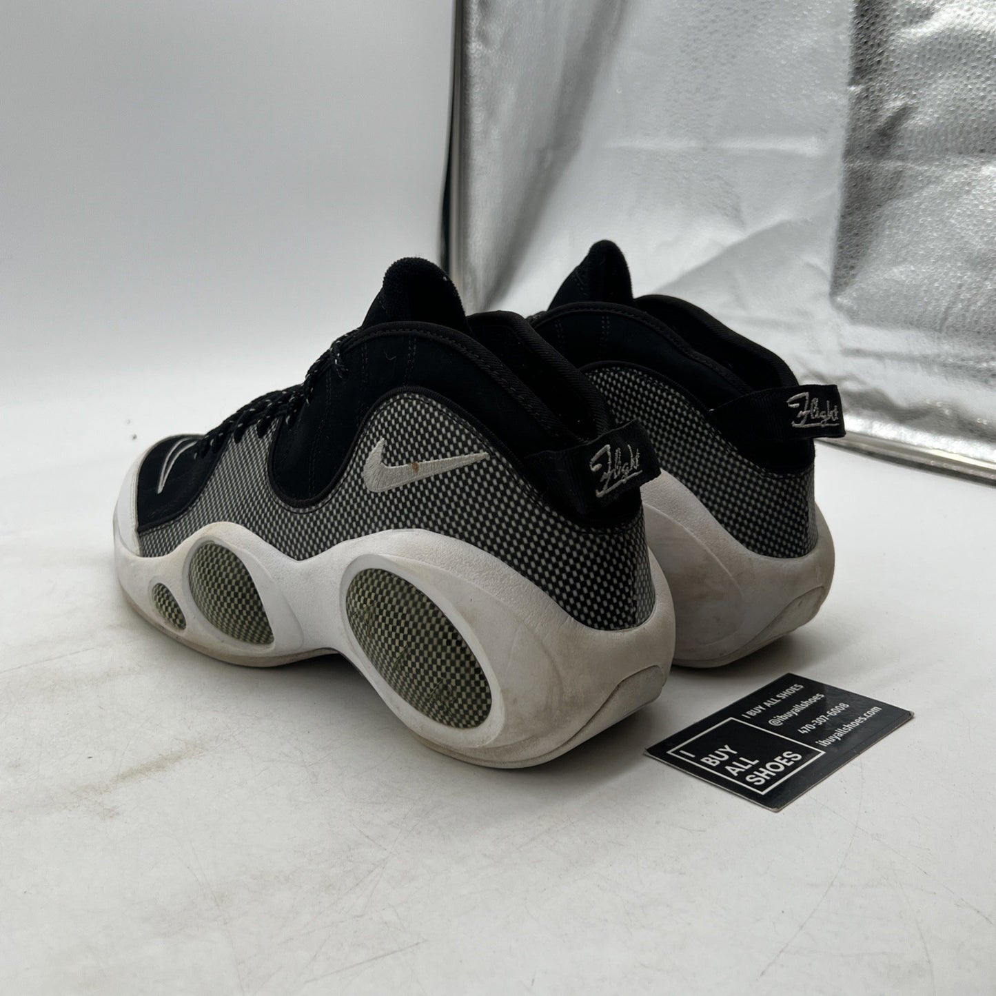 Size 10.5 - Nike Air Zoom Flight 95 Premium 2008 Black White (317810-011)