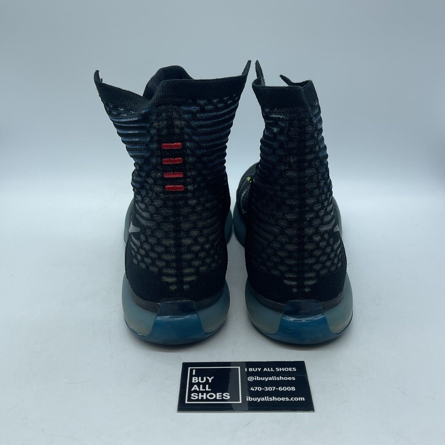 Size 10 - Nike Kobe 10 Elite Commander Black Silver Red Suede (718763-004)