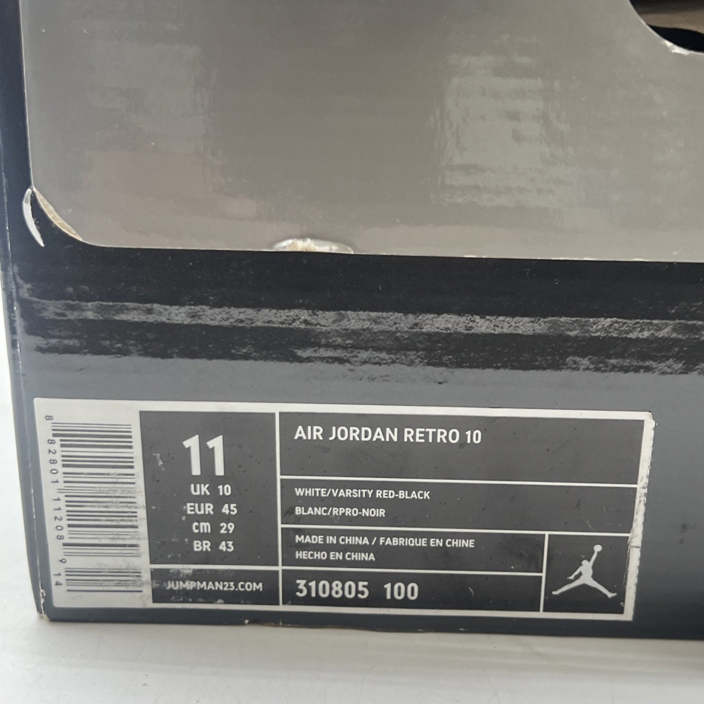Size 11 - Air Jordan 10 Retro 2012 Chicago (310805-100)