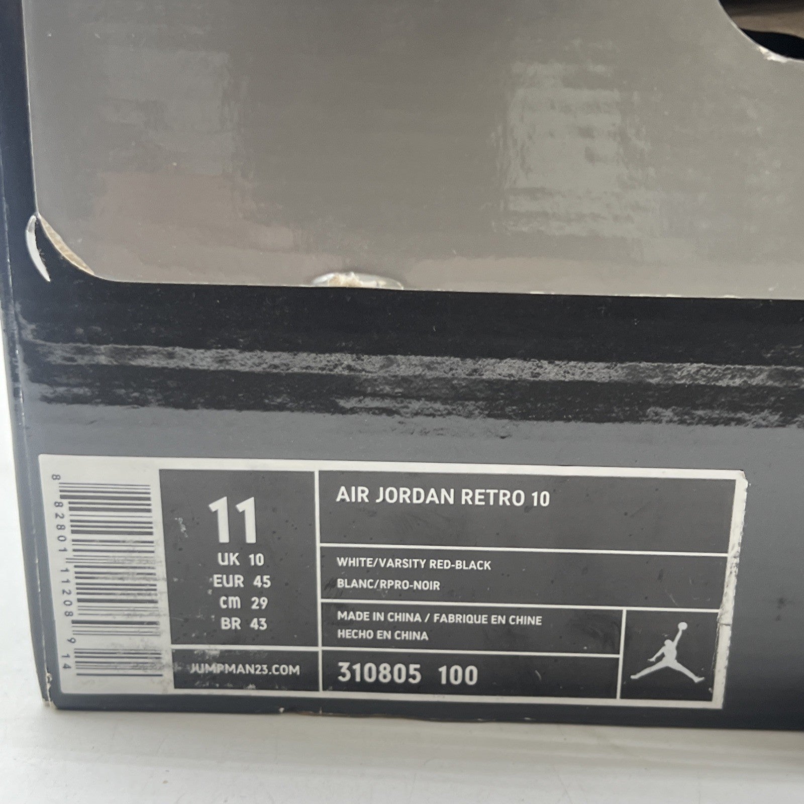 Size 11 - Air Jordan 10 Retro 2012 Chicago (310805-100)