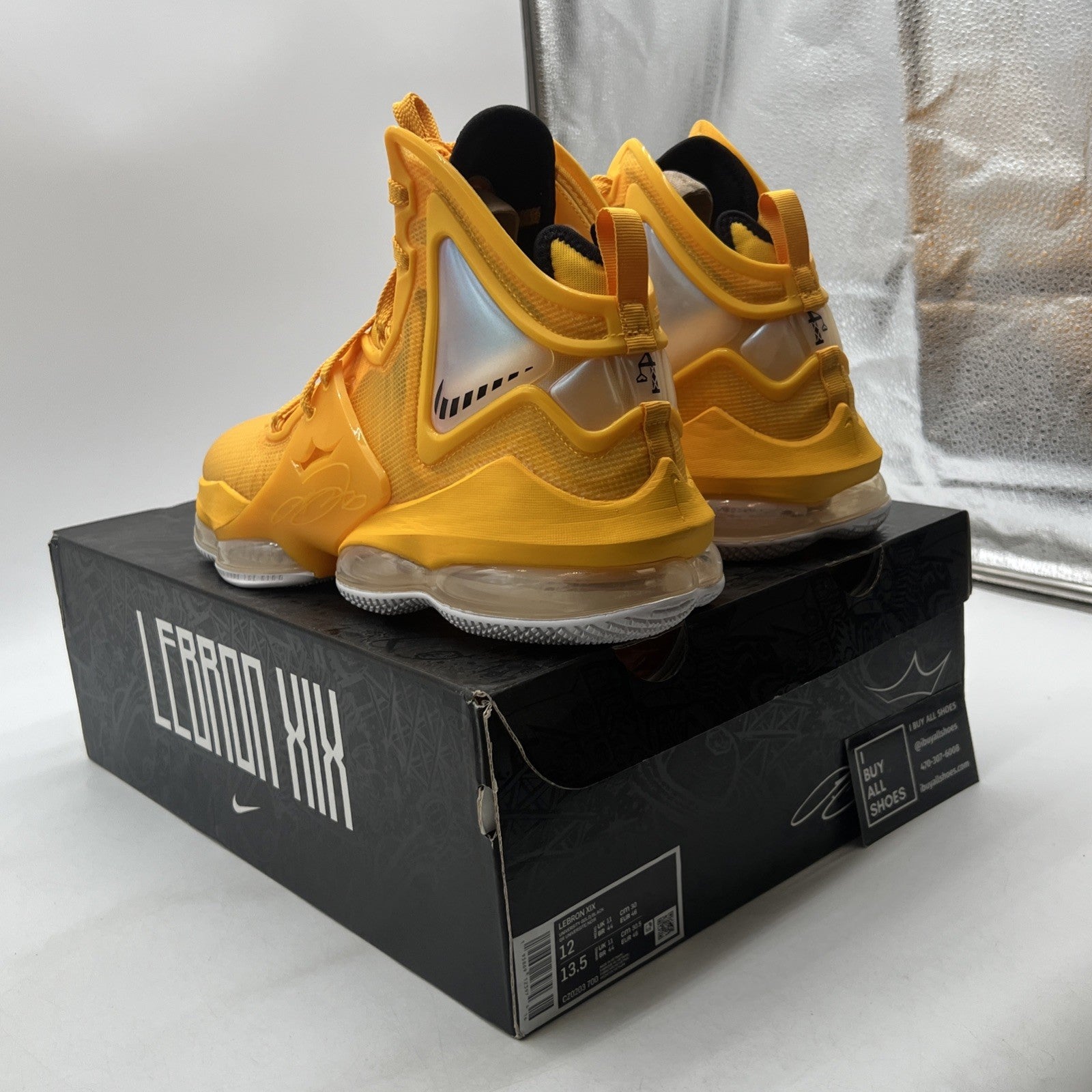 Size 12 - Nike LeBron 19 Hard Hat (CZ0203-700)